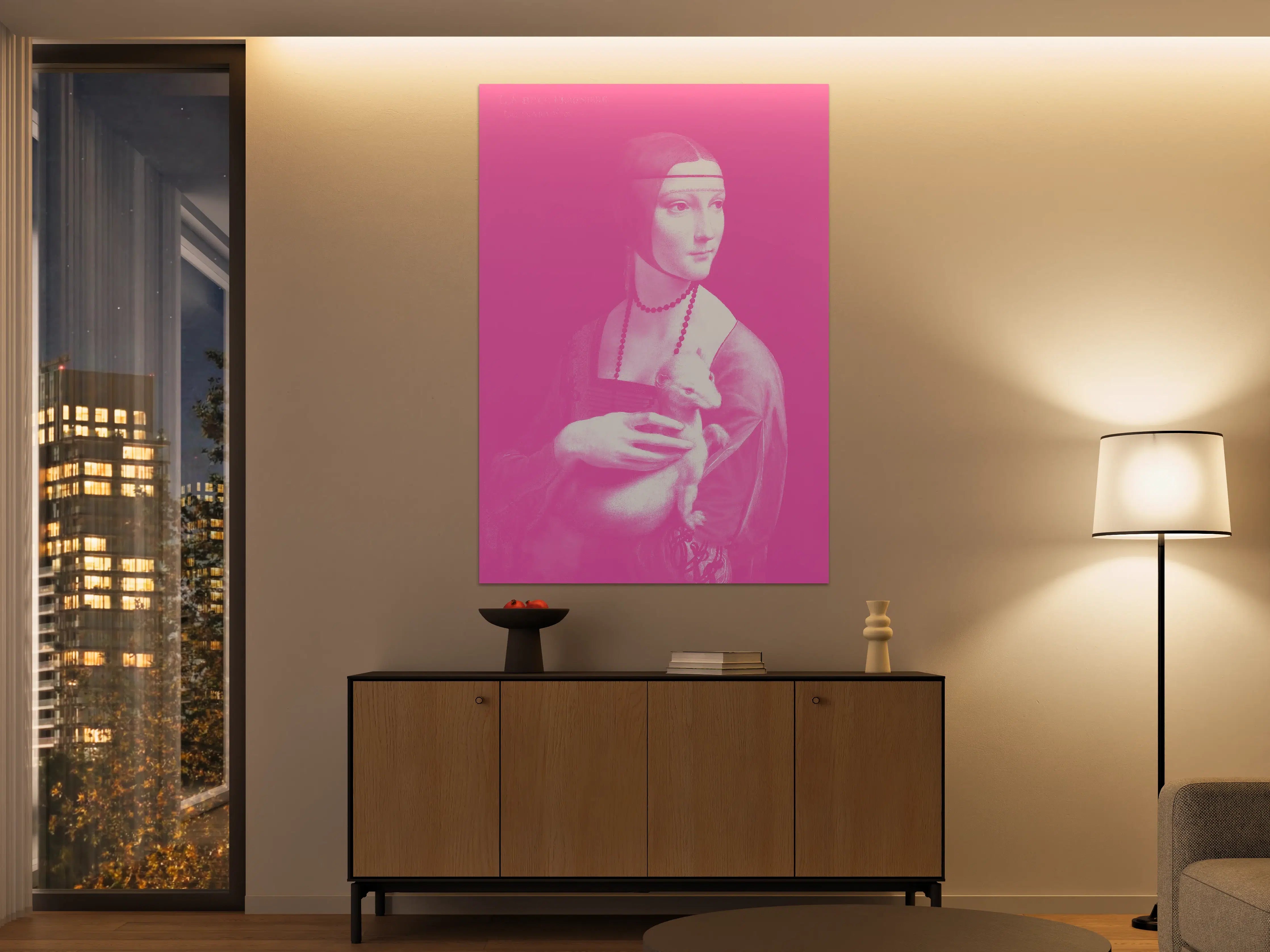 Große Wandbilder - Moderne Pink-Farbige Kunstfotografie