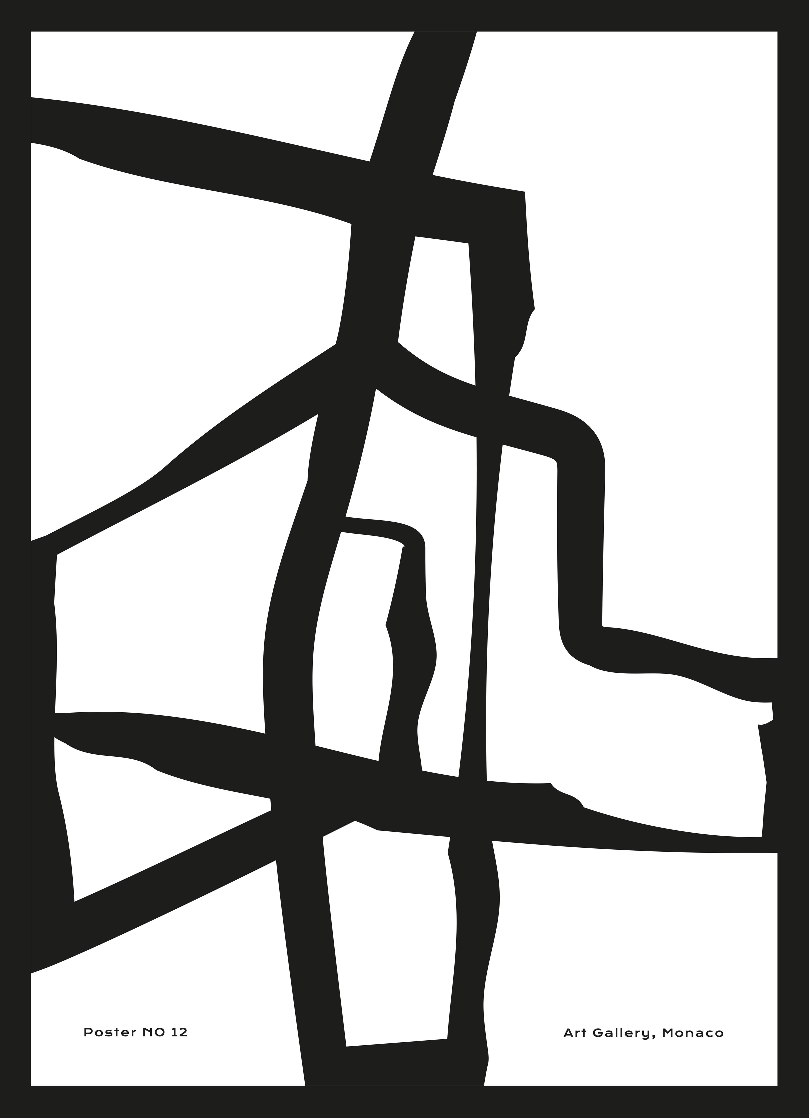 Große Wandbilder-Moderne Schwarz-Weiß-Graphik