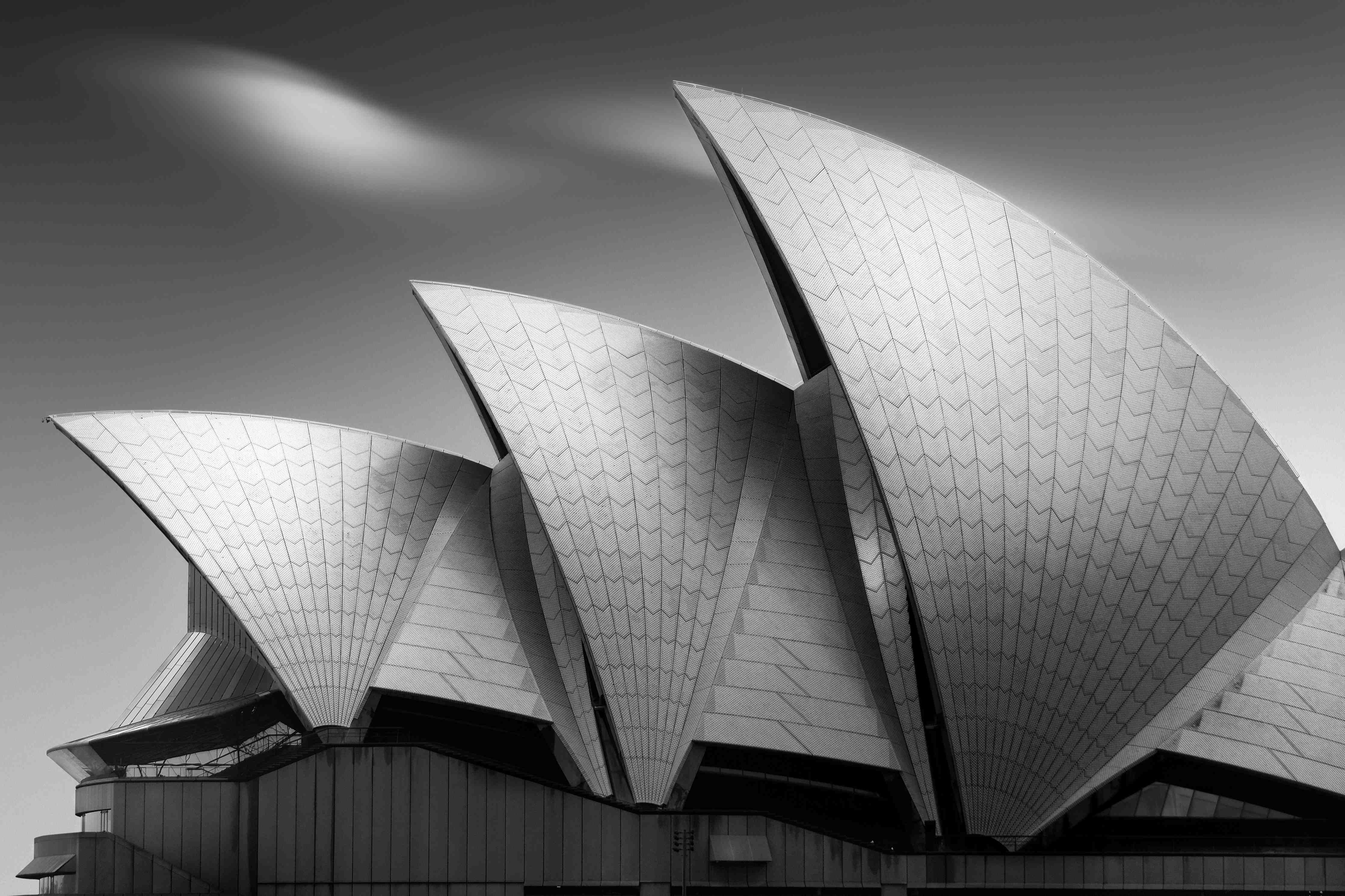 Große Wandbilder-Moderne Silhouette der Sydney Opera House