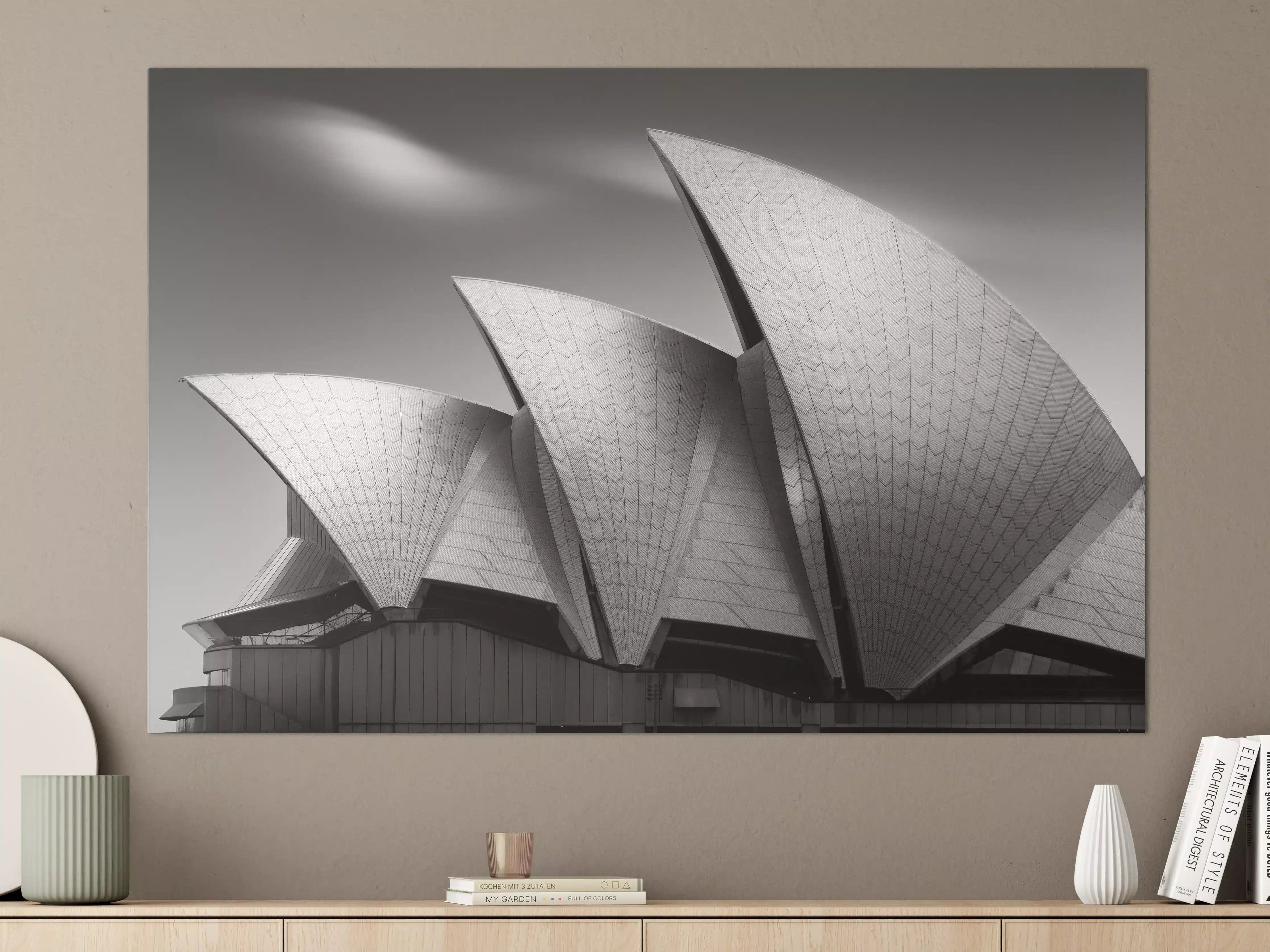 Große Wandbilder - Moderne Silhouette der Sydney Opera House
