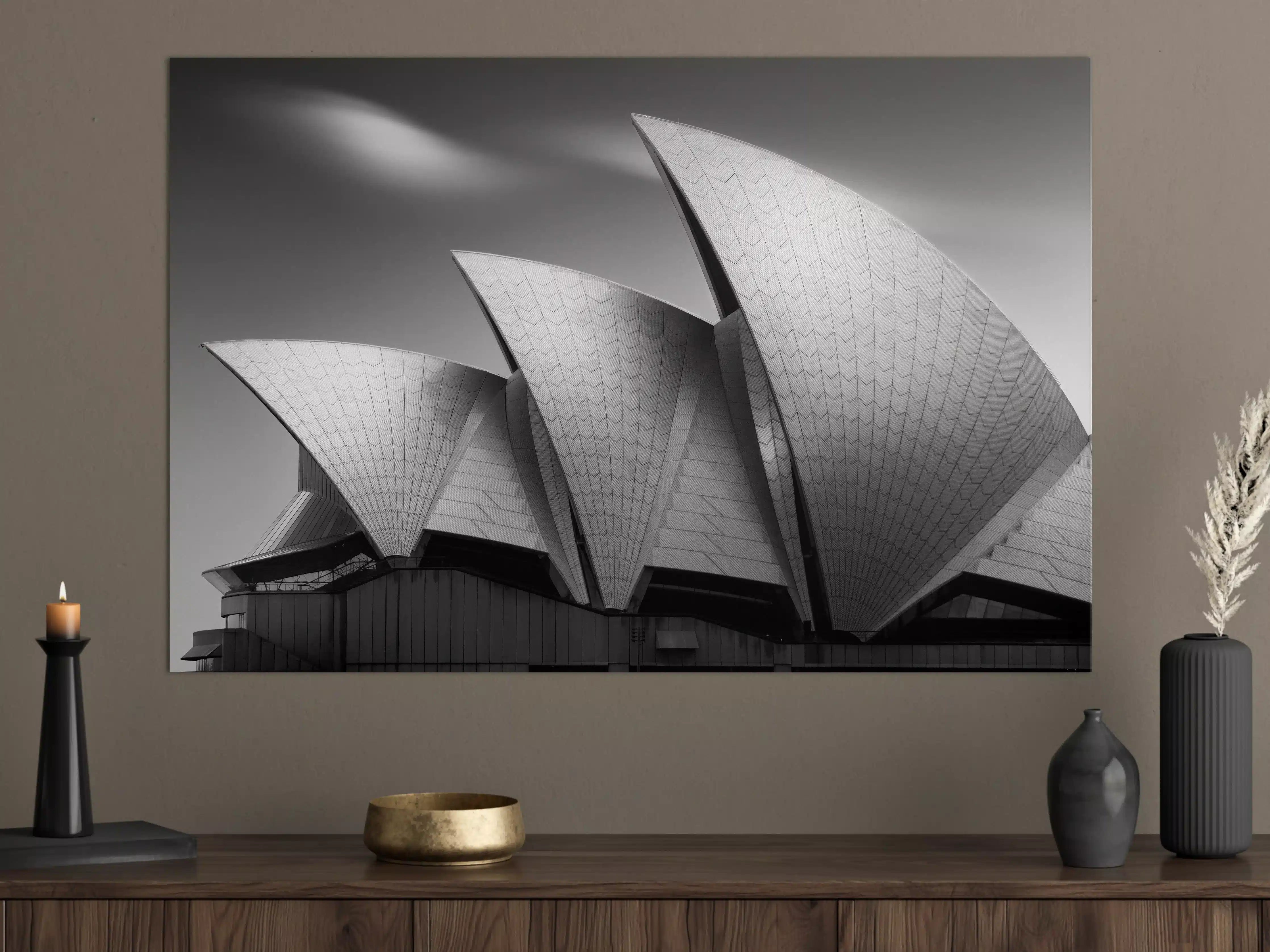 Große Wandbilder - Moderne Silhouette der Sydney Opera House