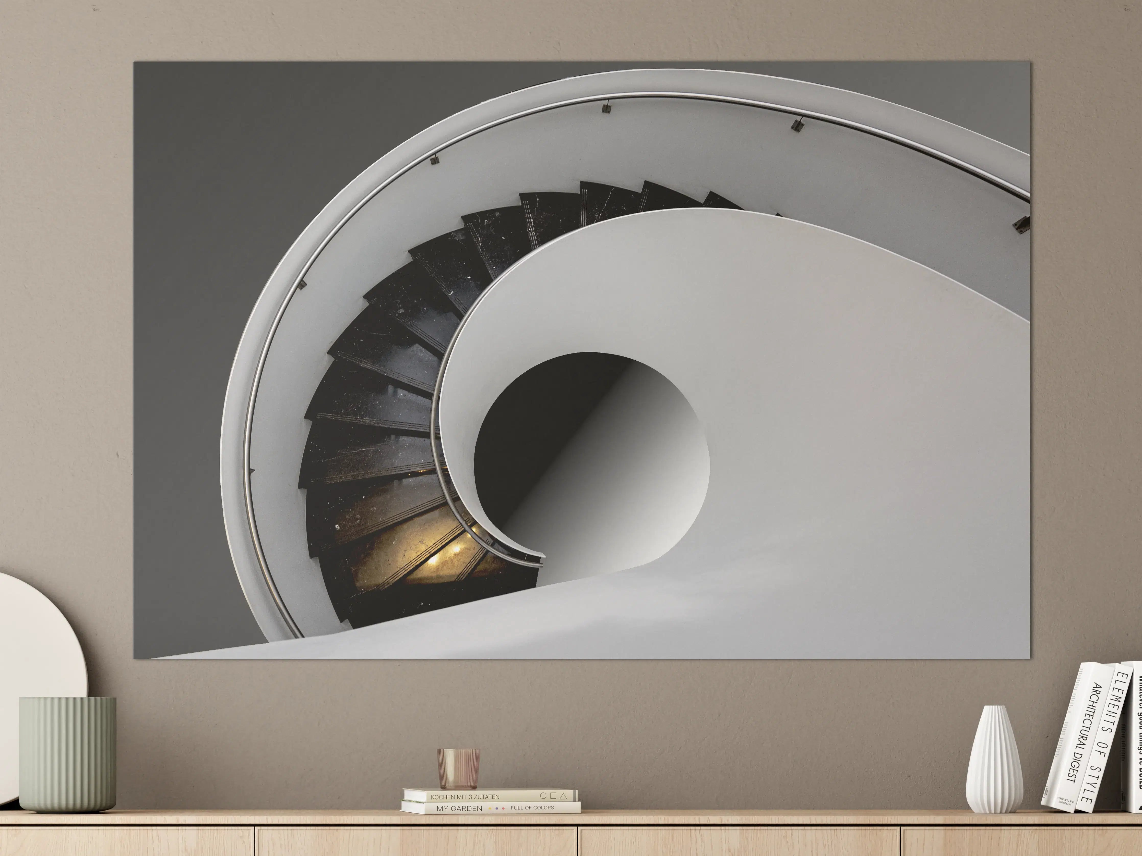 Große Wandbilder - Moderne Treppen Architektur