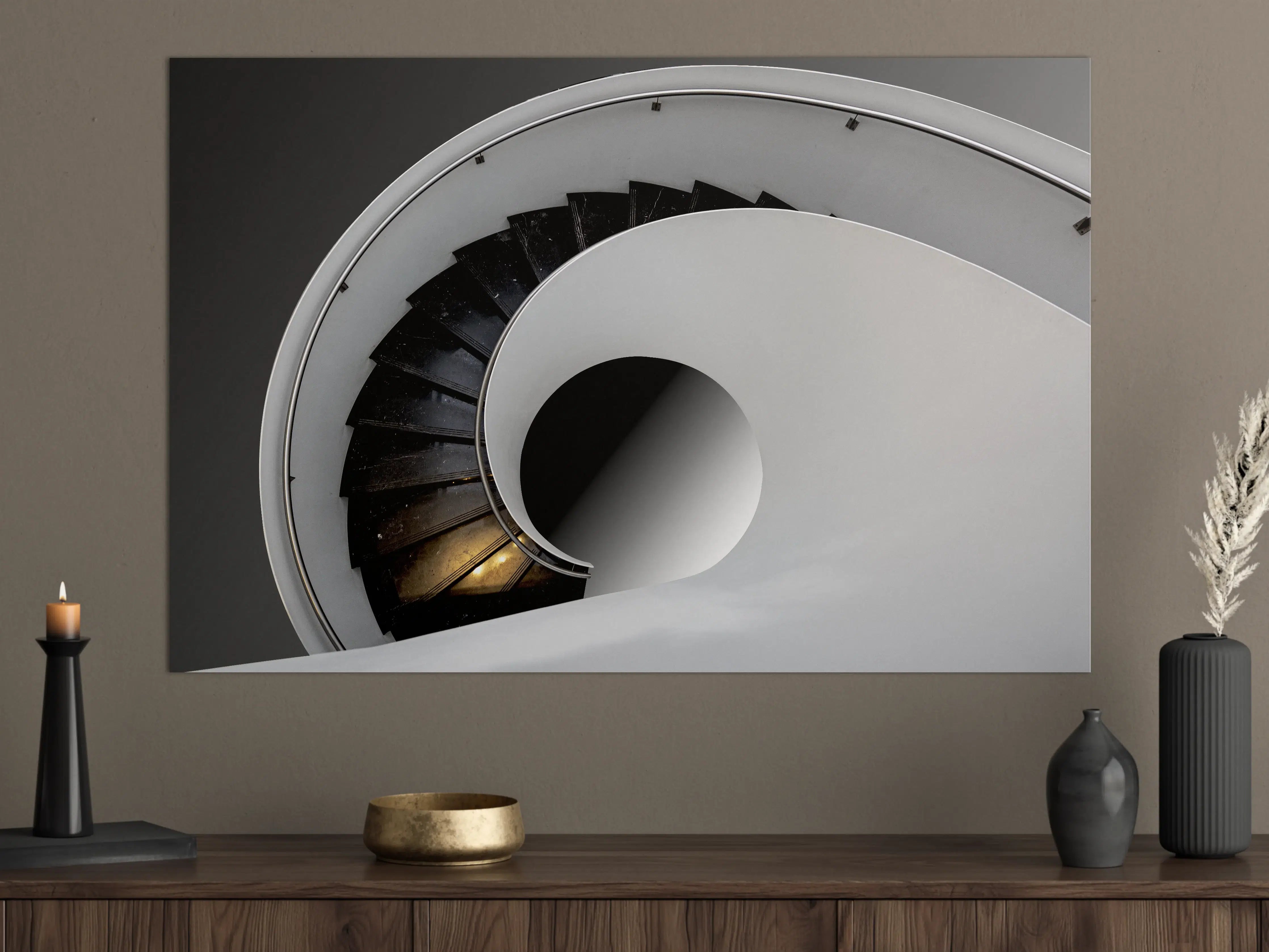 Große Wandbilder - Moderne Treppen Architektur