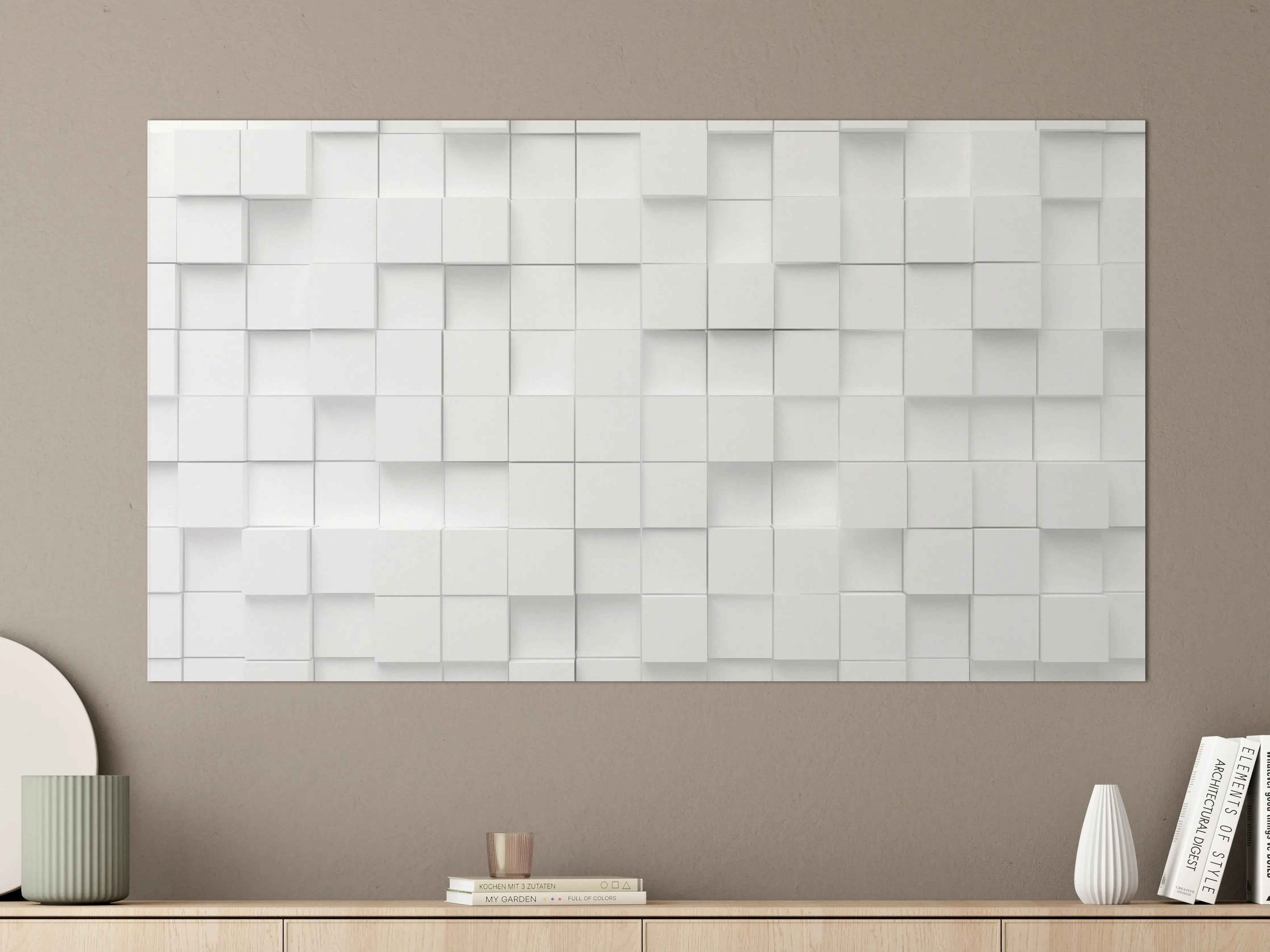 Große Wandbilder - Moderne Vierecks Textur