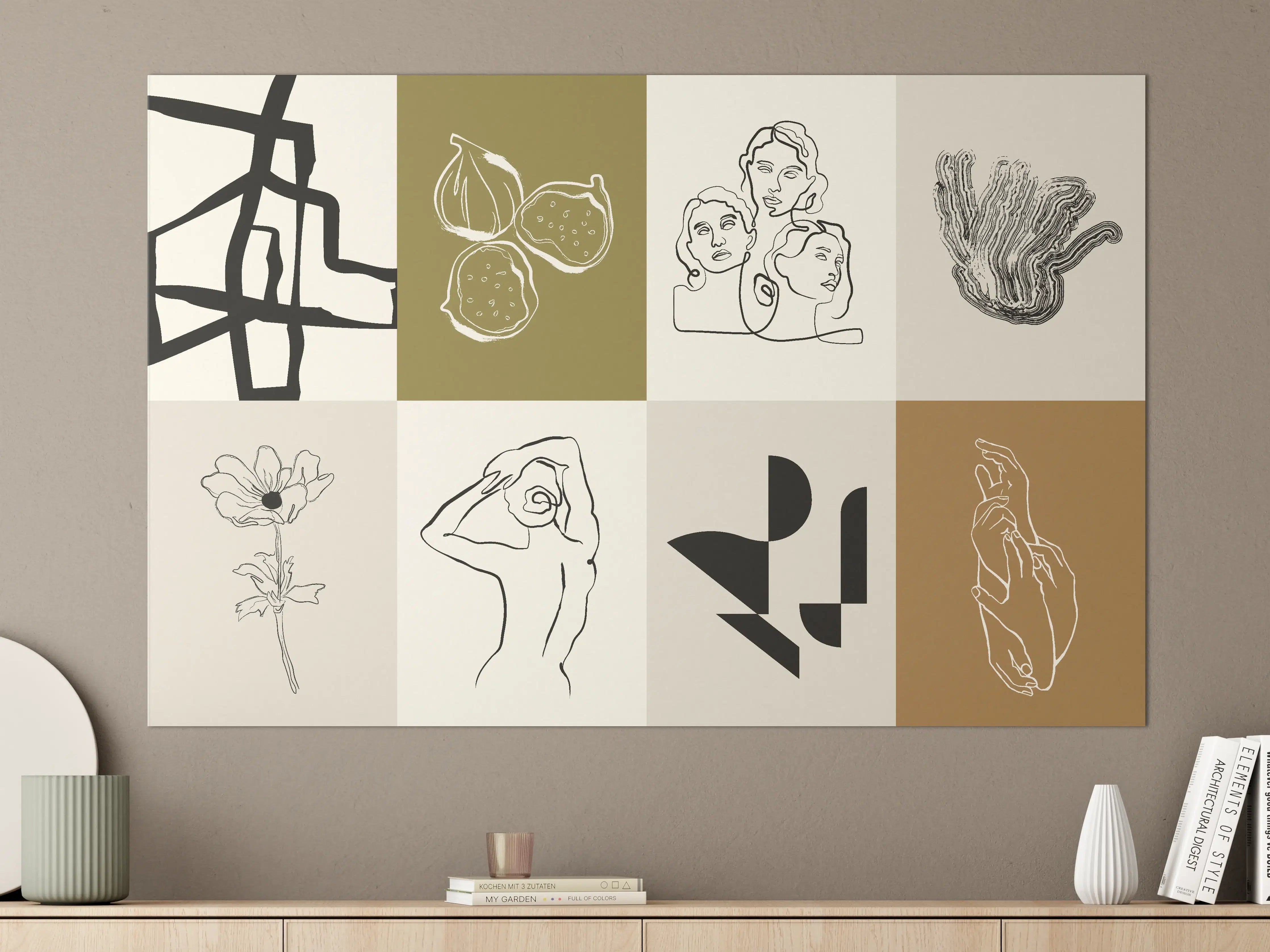 Große Wandbilder - Moderne & Minimalistische Kunstwerke