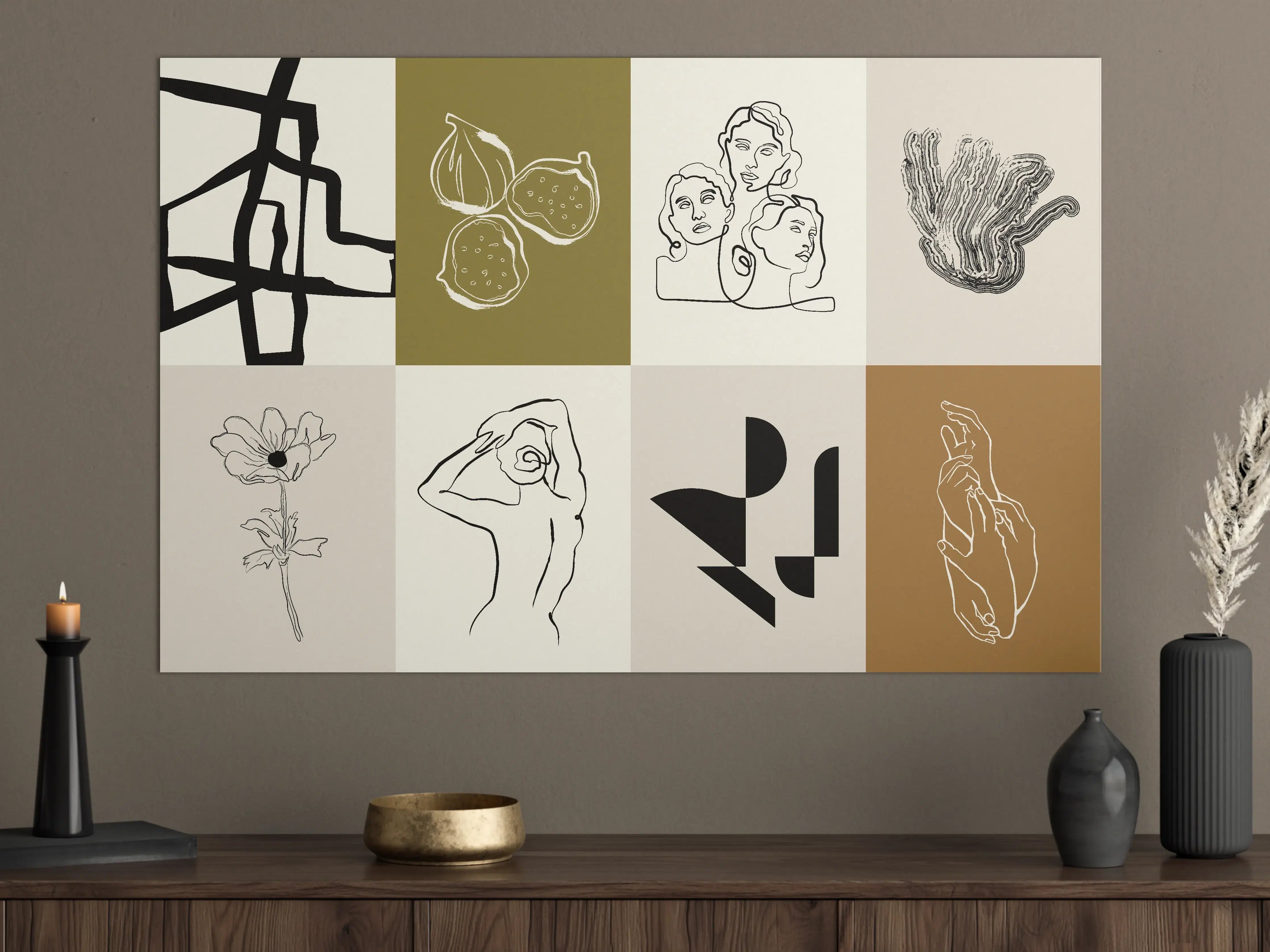 Große Wandbilder - Moderne & Minimalistische Kunstwerke