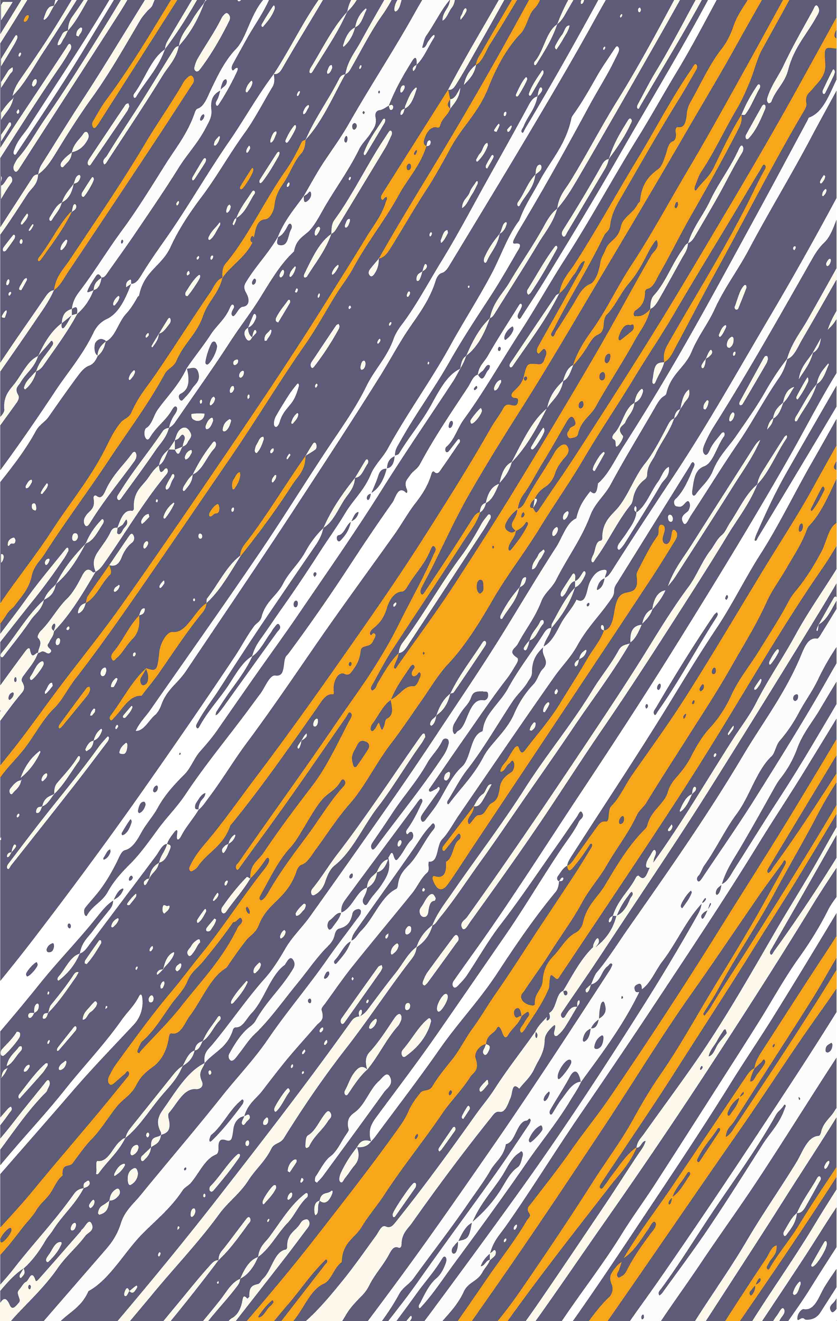 Große Wandbilder-Moderne abstrakte Linienkunst in Grau und Orange