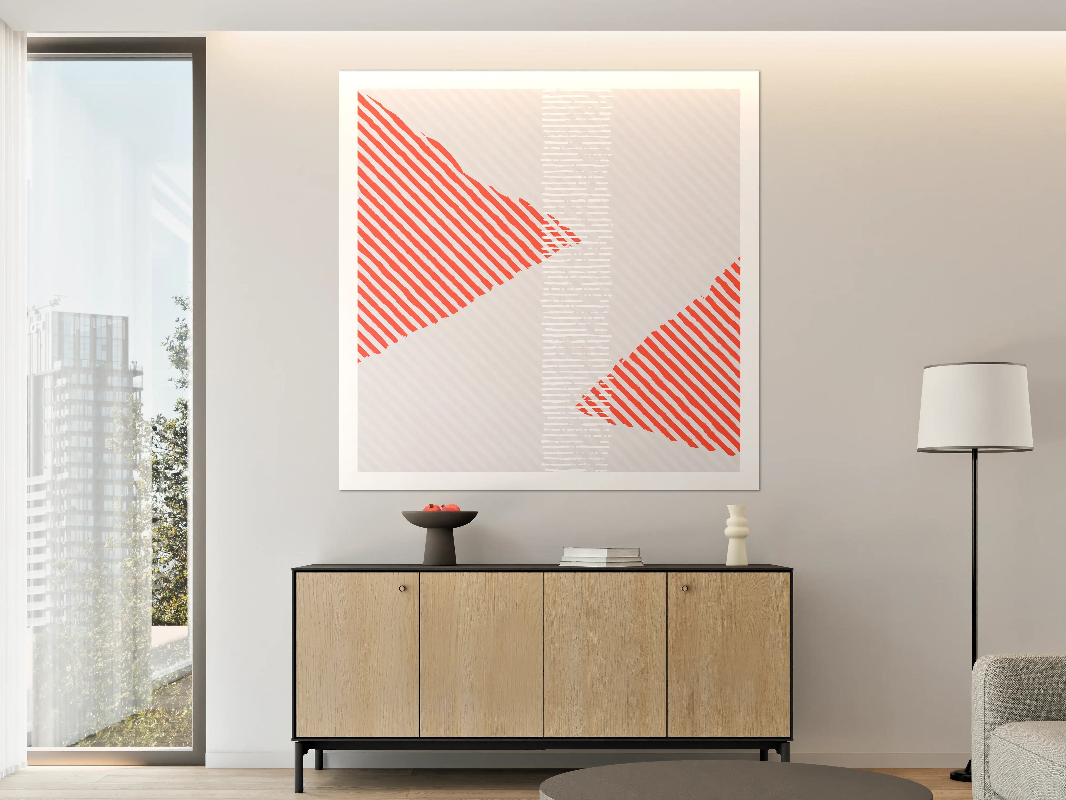 Große Wandbilder - Moderne abstrakte Musterwandkunst