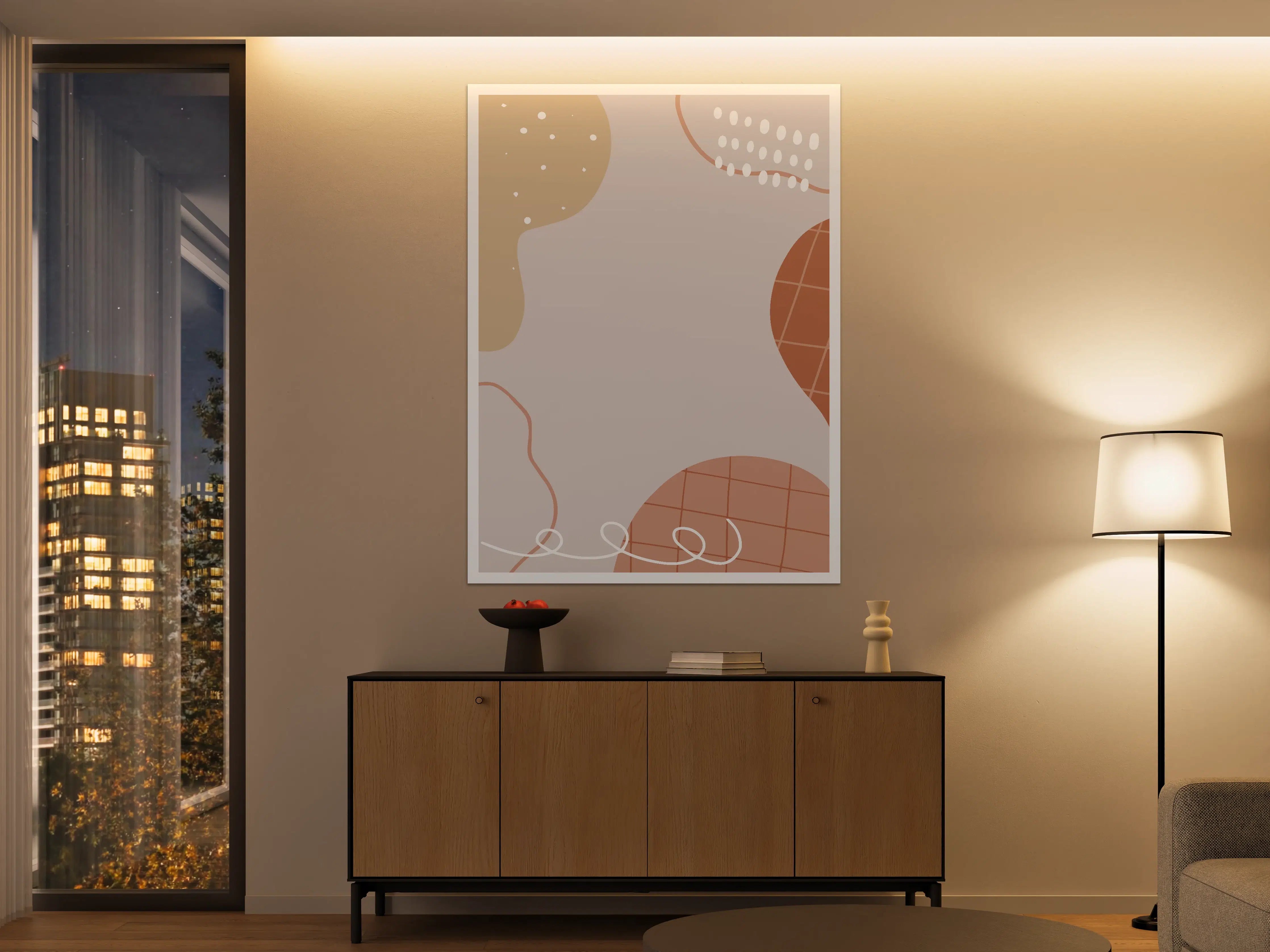 Große Wandbilder - Moderne abstrakte Pastell-Designs