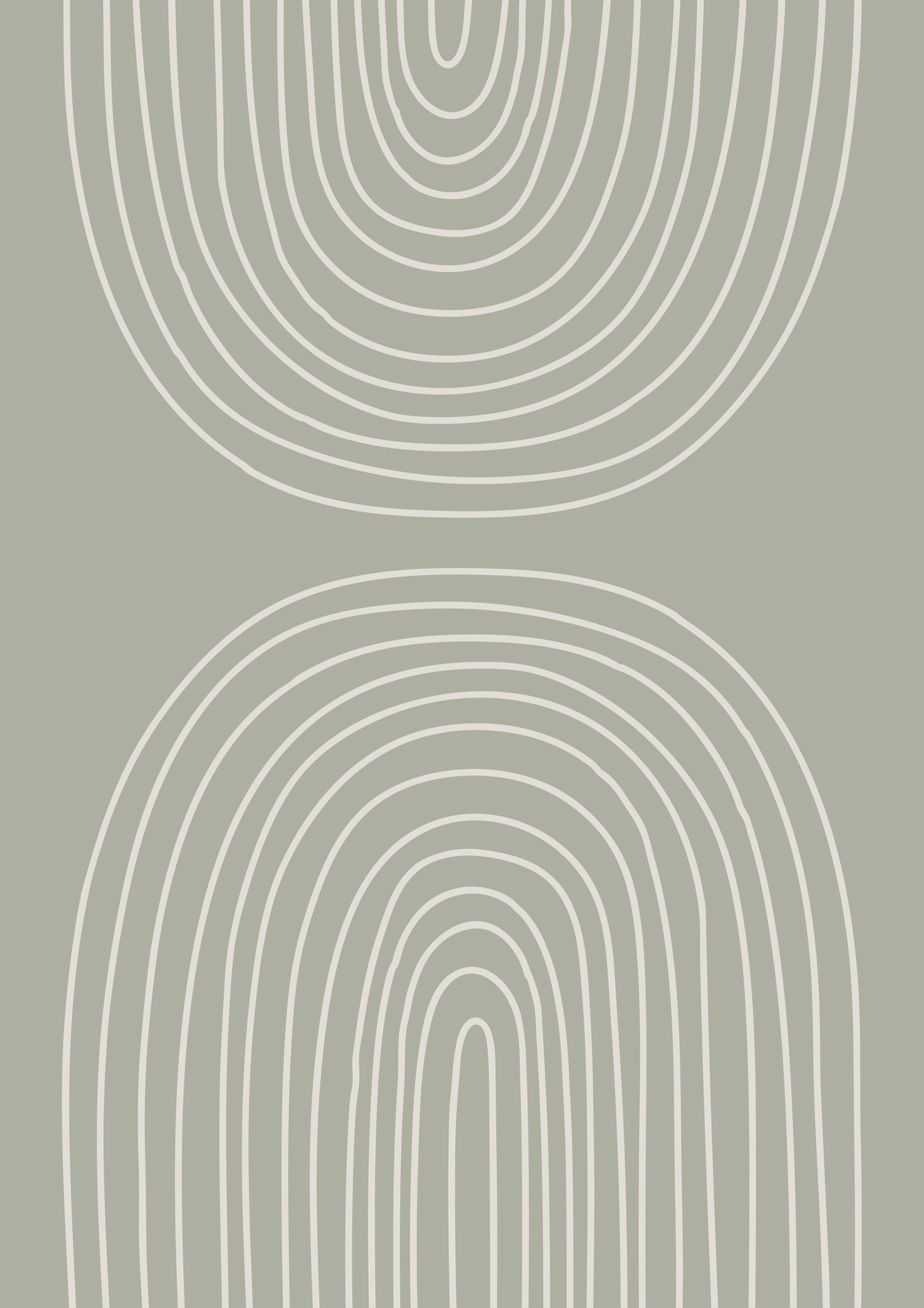 Große Wandbilder-Moderne geometrische Muster in dezenten Tönen