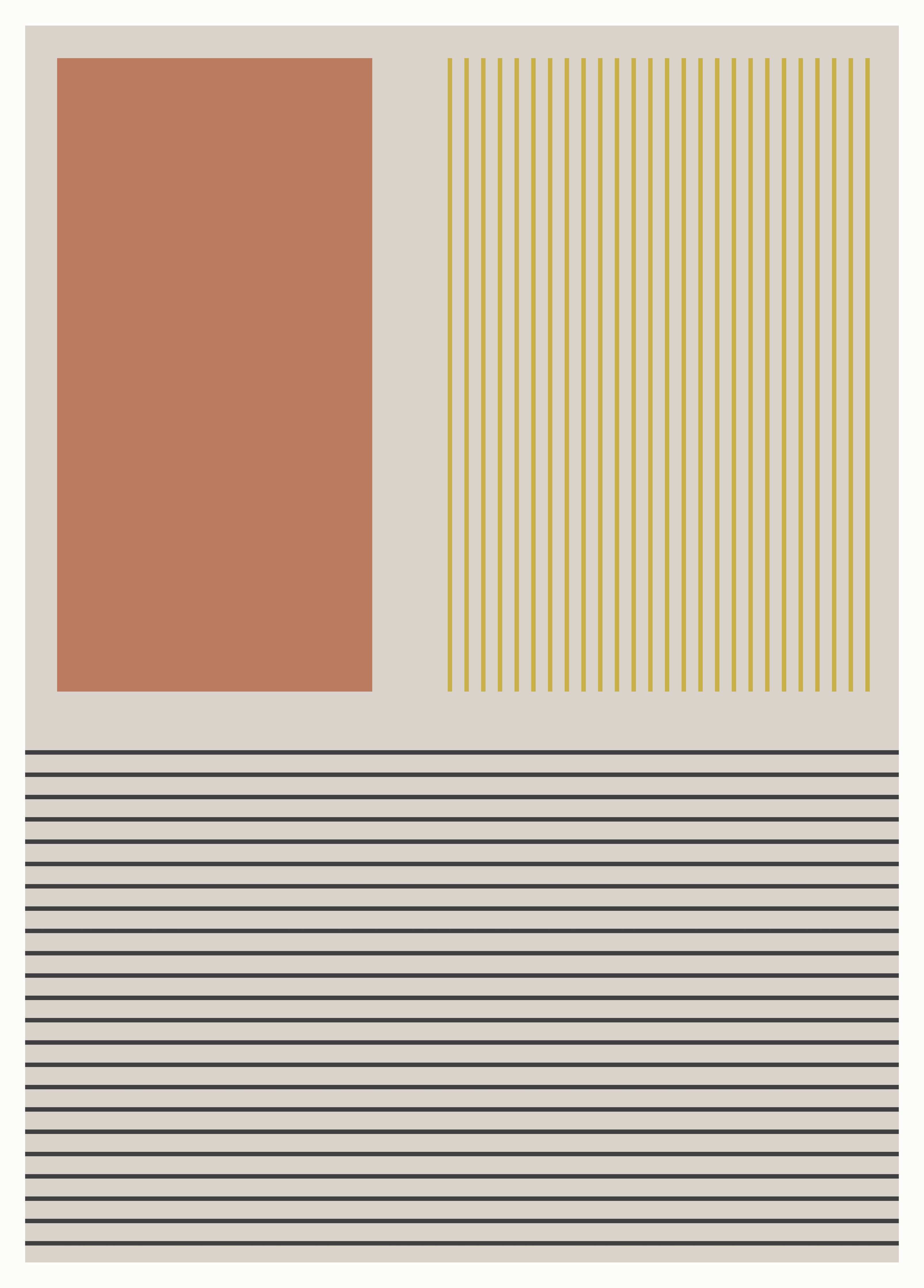 Große Wandbilder-Moderne, geometrische Wanddekoration in Erdtönen