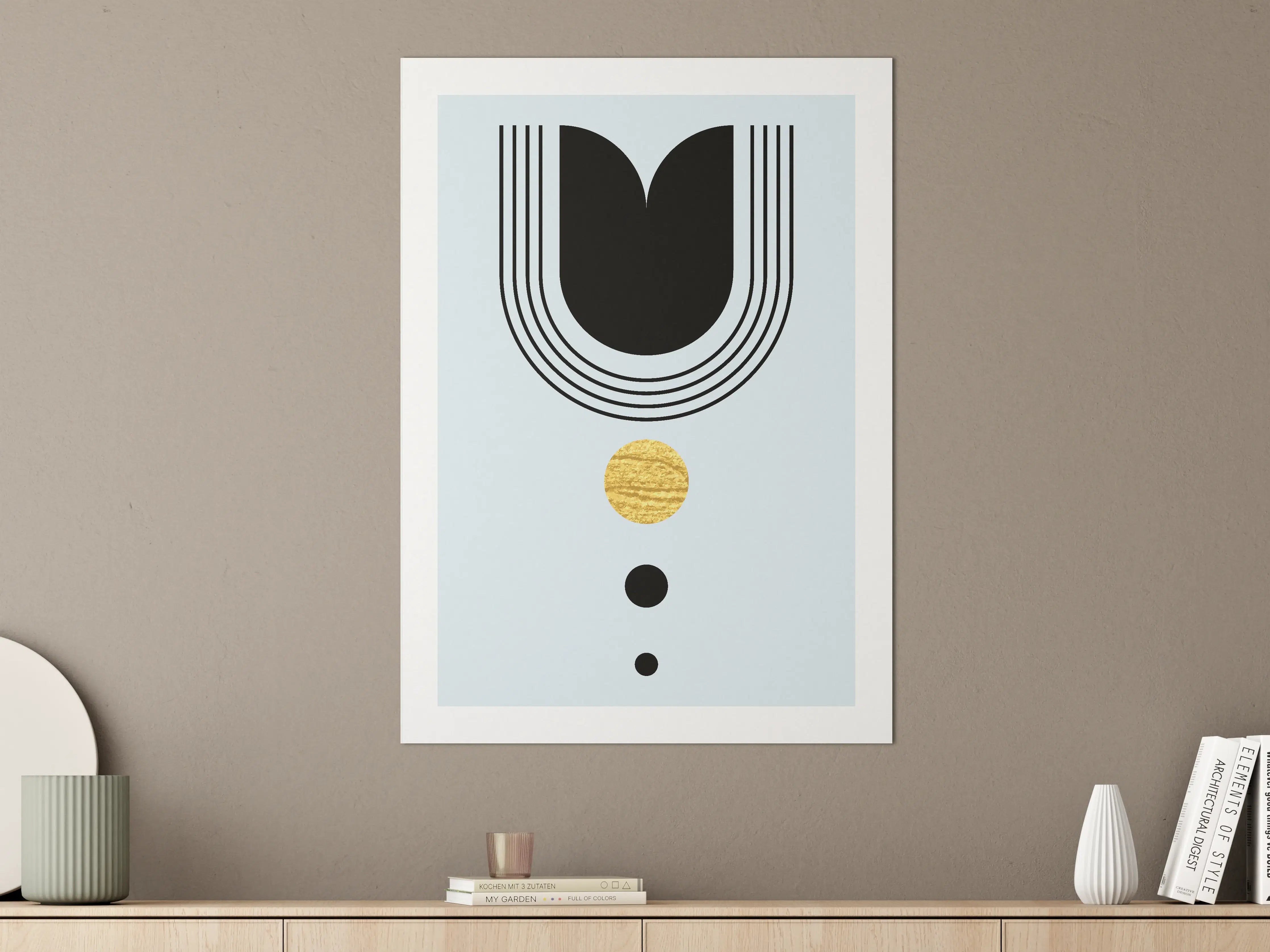Große Wandbilder - Moderne, minimalistische Design-Ästhetik