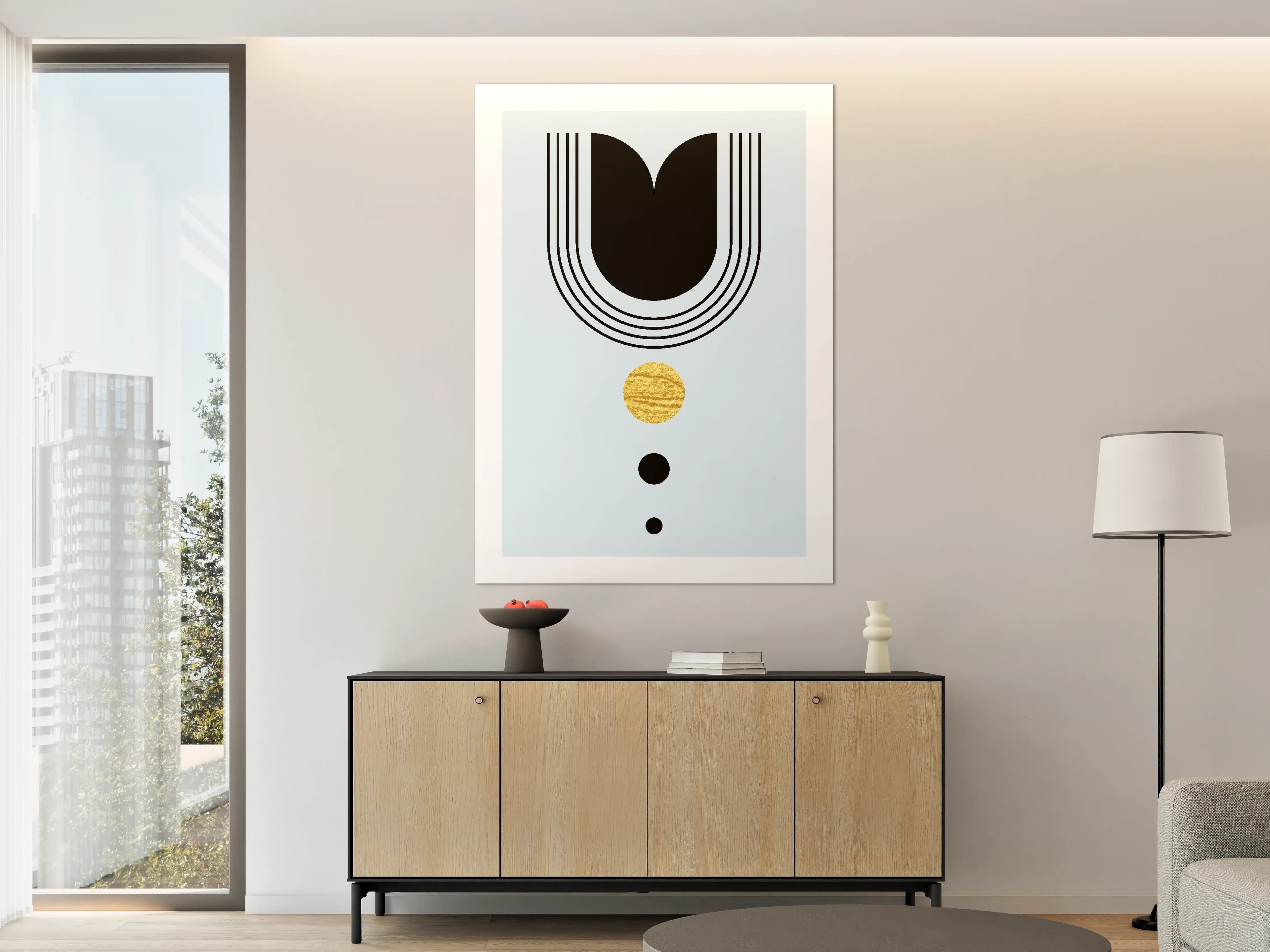 Große Wandbilder - Moderne, minimalistische Design-Ästhetik