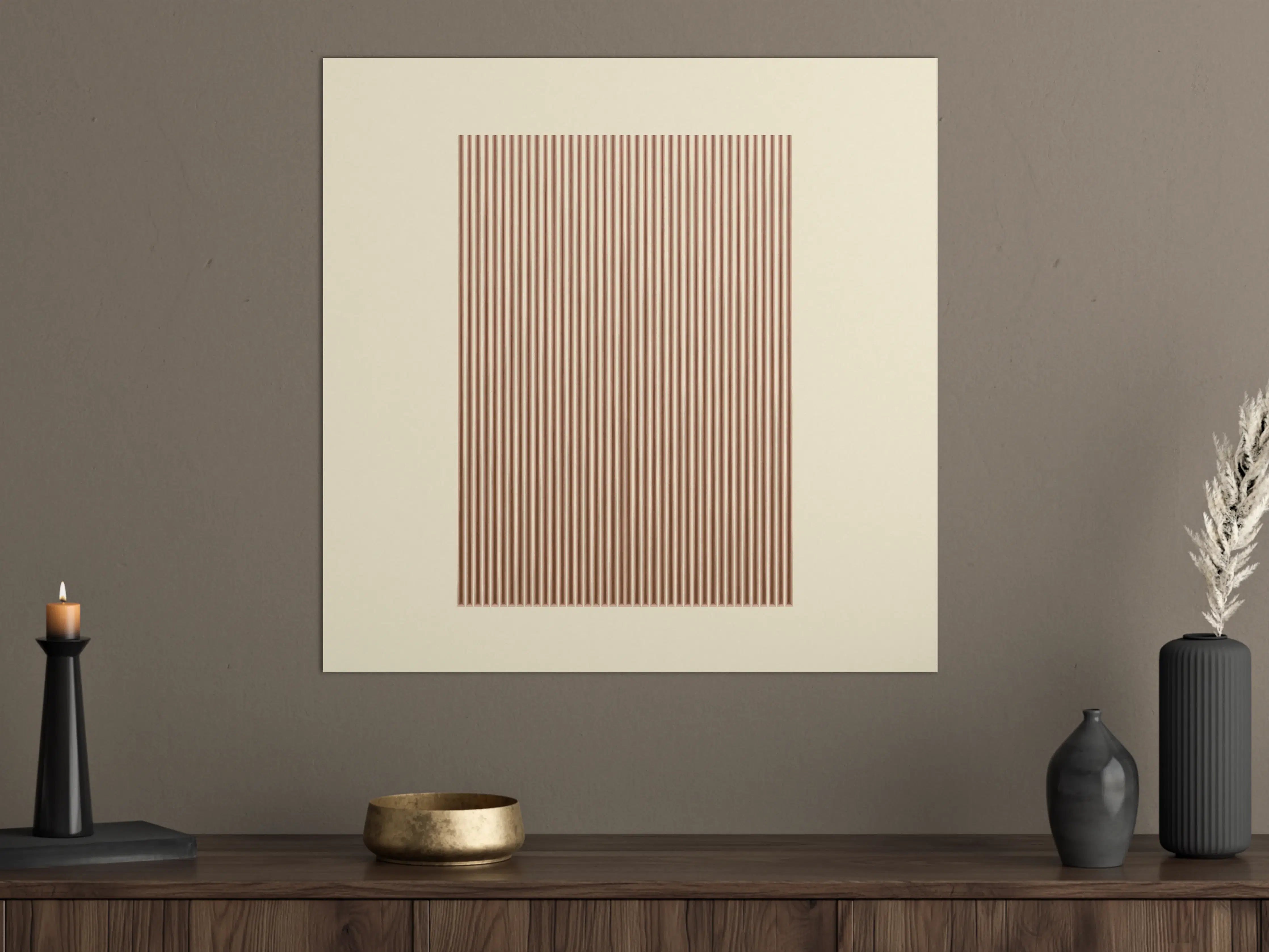 Große Wandbilder - Moderne, minimalistische Designstruktur