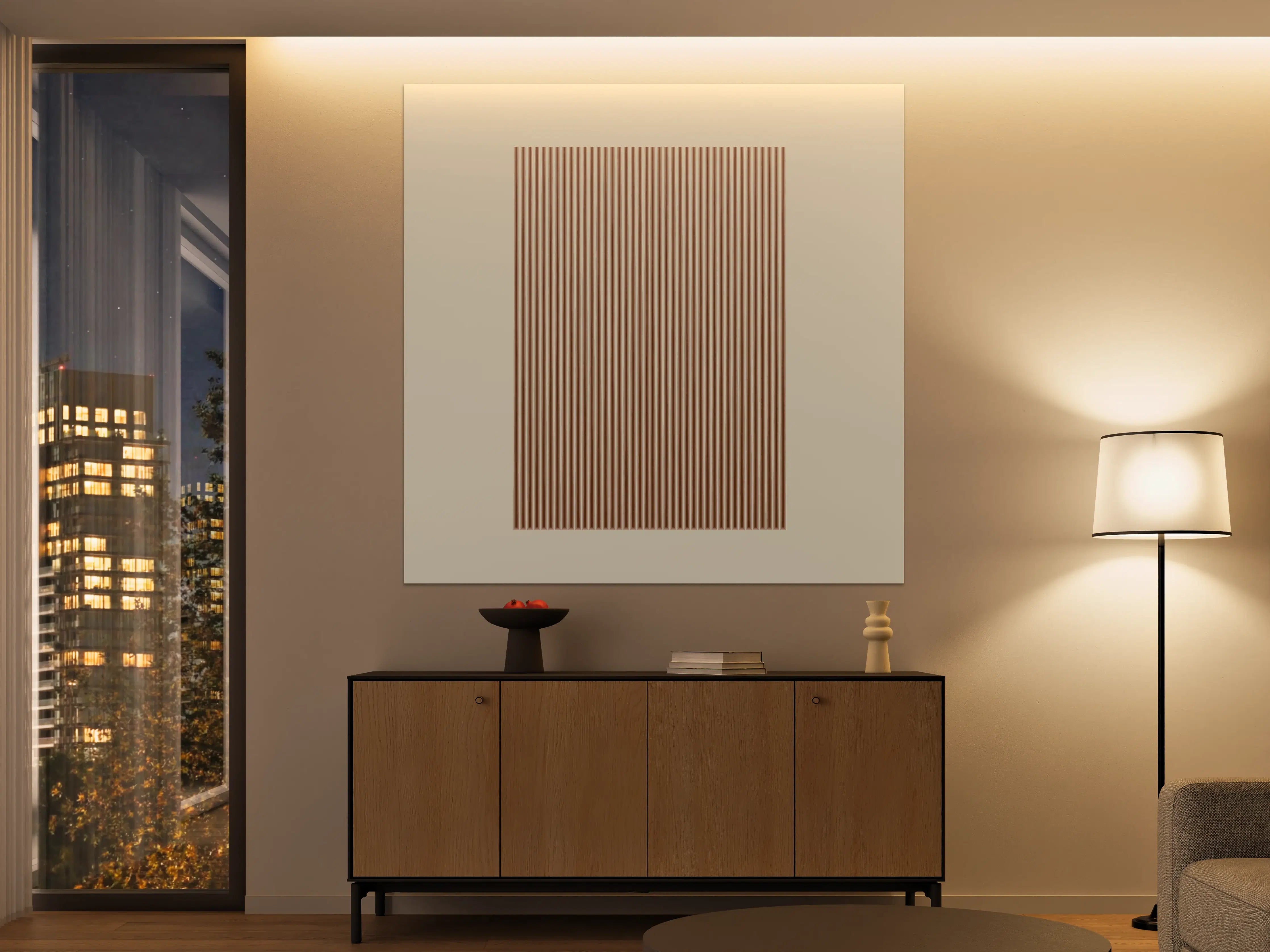 Große Wandbilder - Moderne, minimalistische Designstruktur