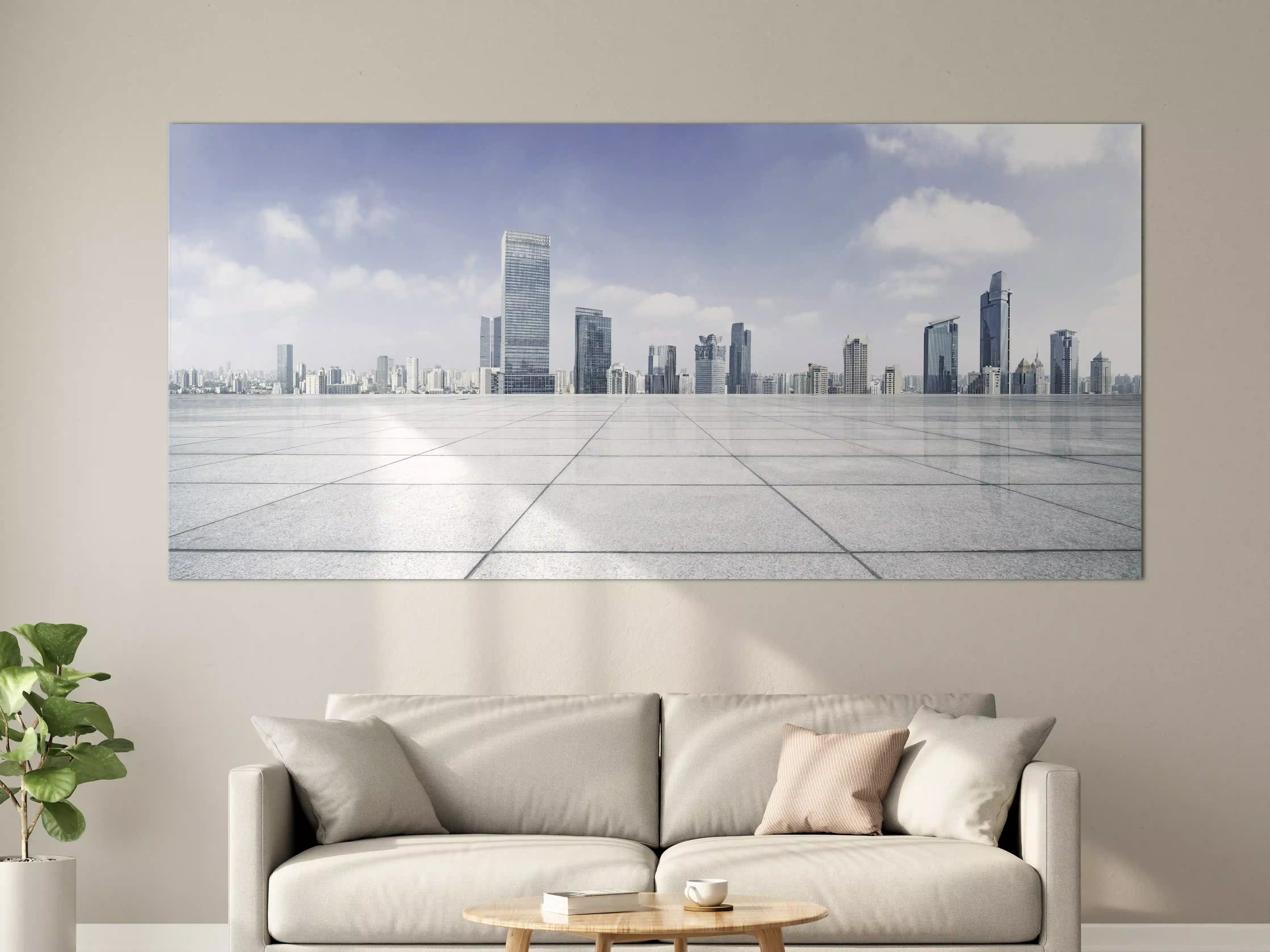 Große Wandbilder - Moderner Skyline und Gebäuden