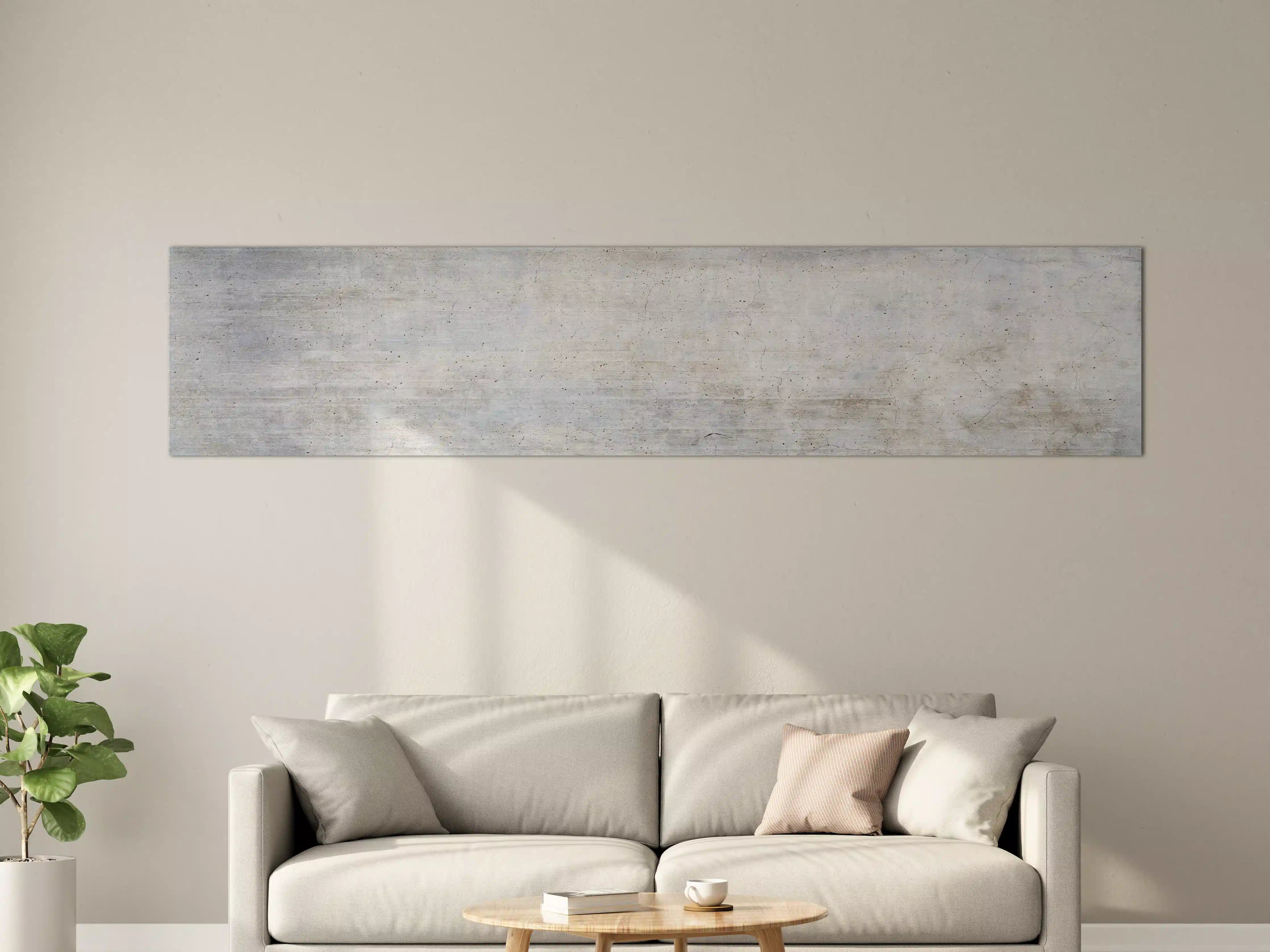 Große Wandbilder - Modernes Grau-Weiß Wanddesign