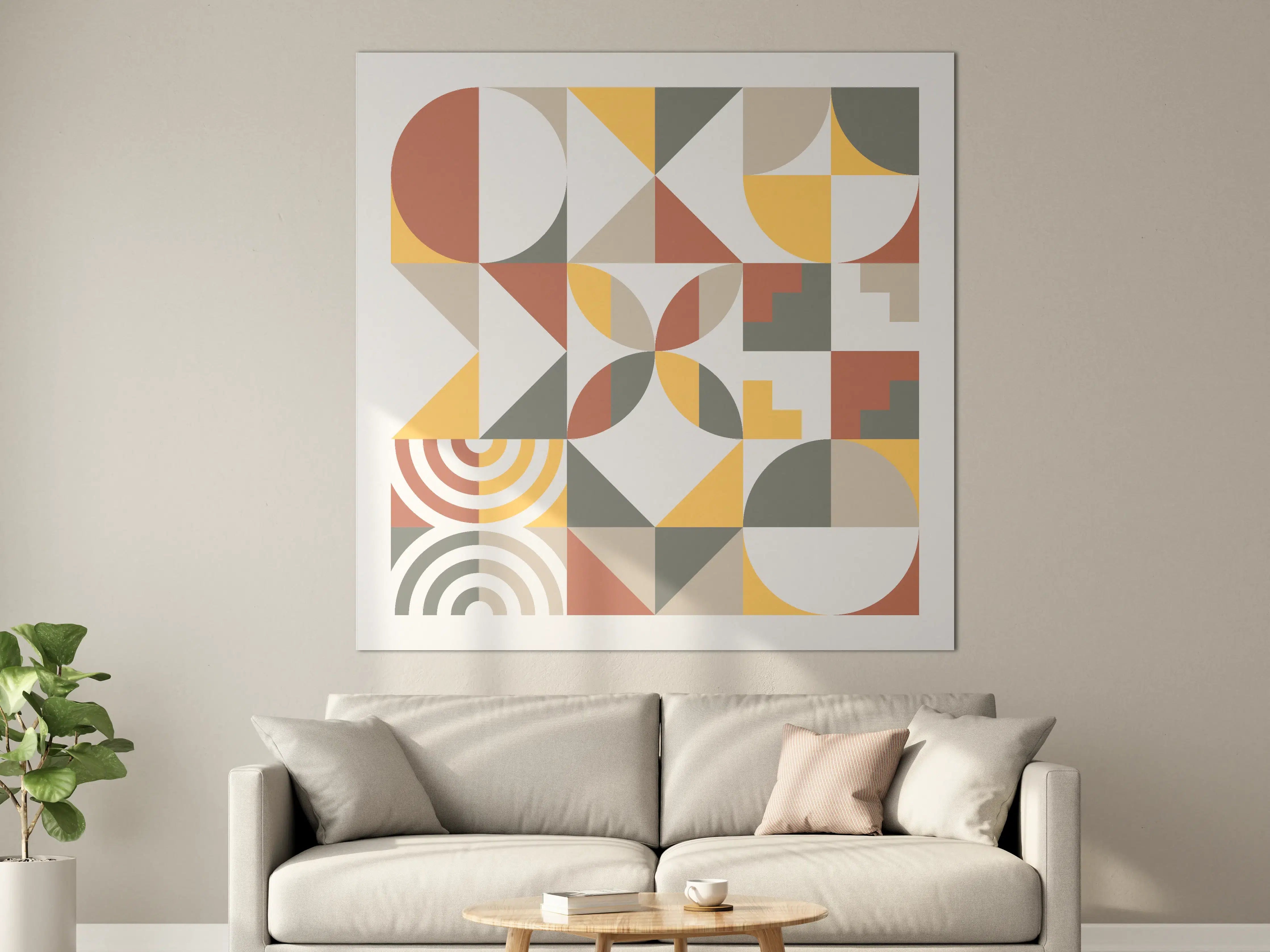 Große Wandbilder - Modernes geometrisches Wandbild