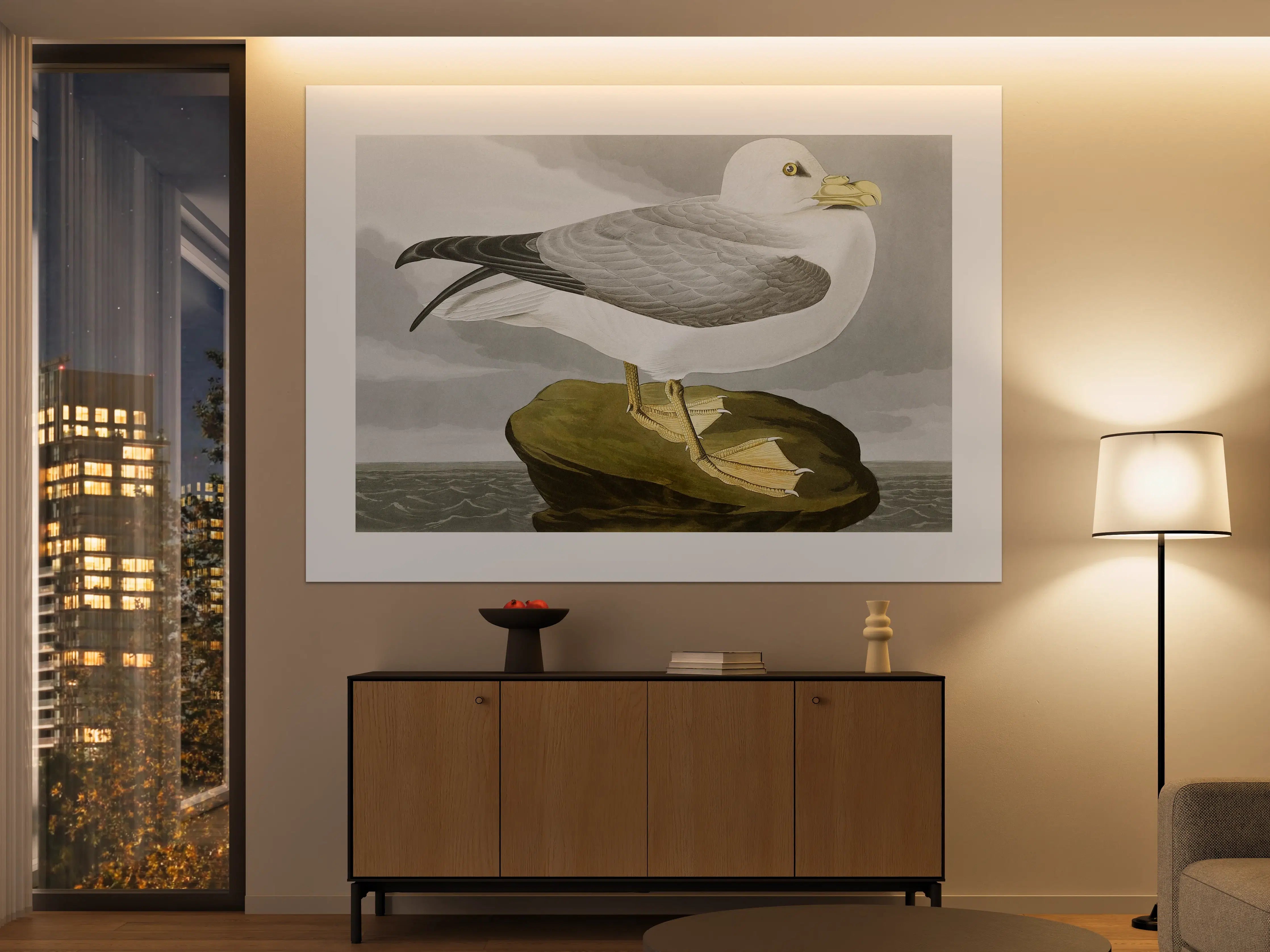 Große Wandbilder - Möwe im Meer - Robert Havell 