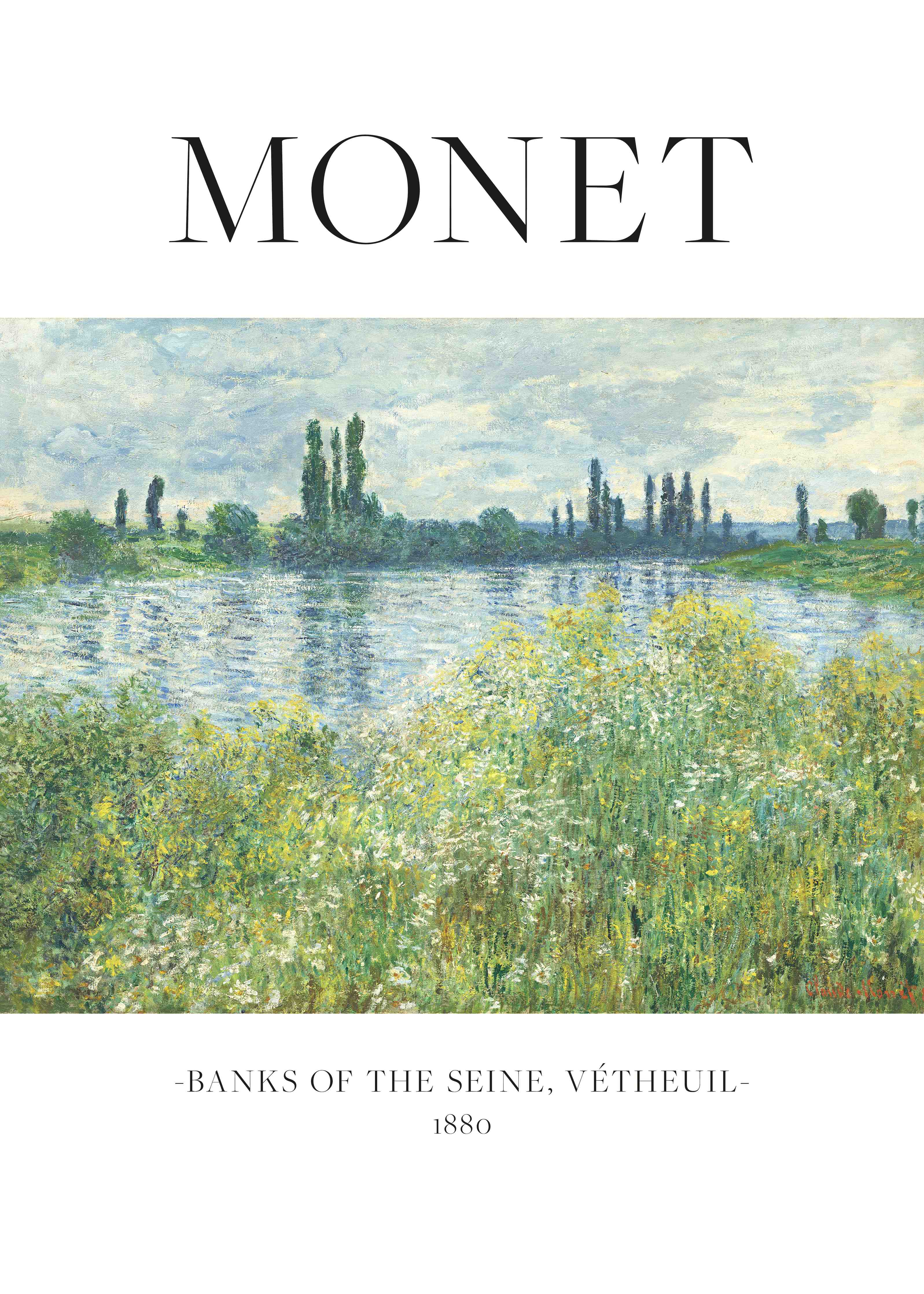 Große Wandbilder-Monet Landschaft Gemälde