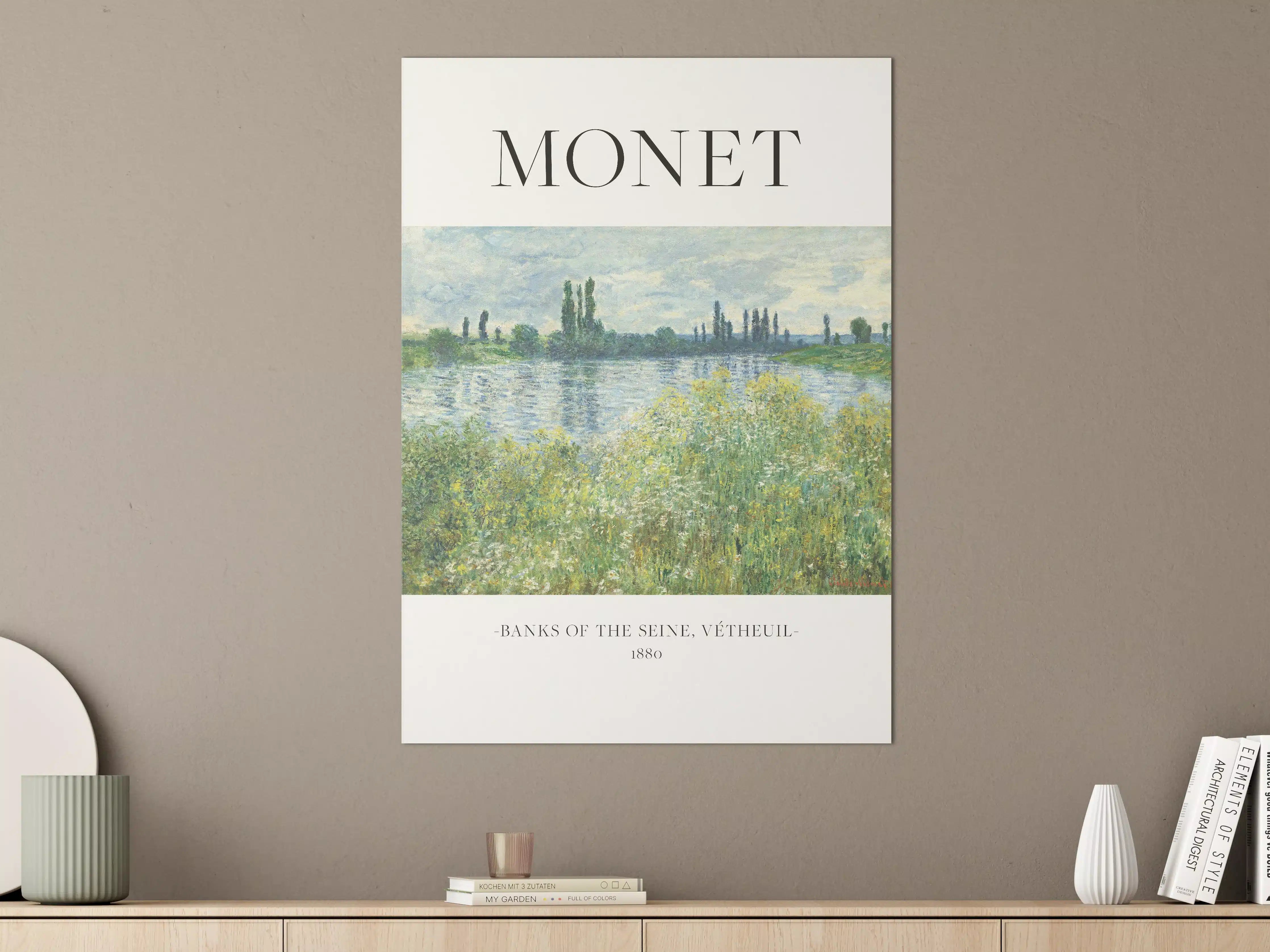 Große Wandbilder - Monet Landschaft Gemälde