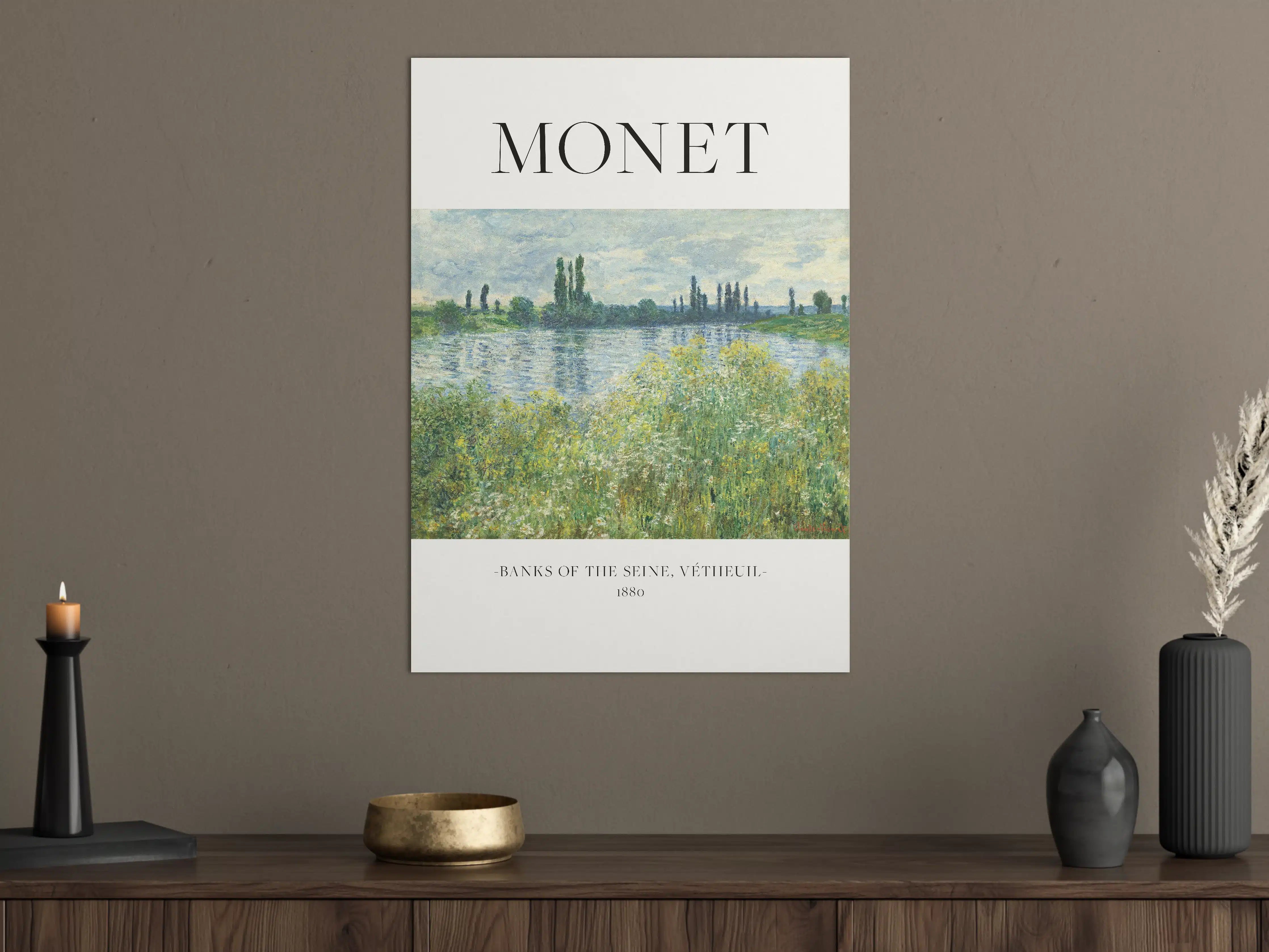 Große Wandbilder - Monet Landschaft Gemälde