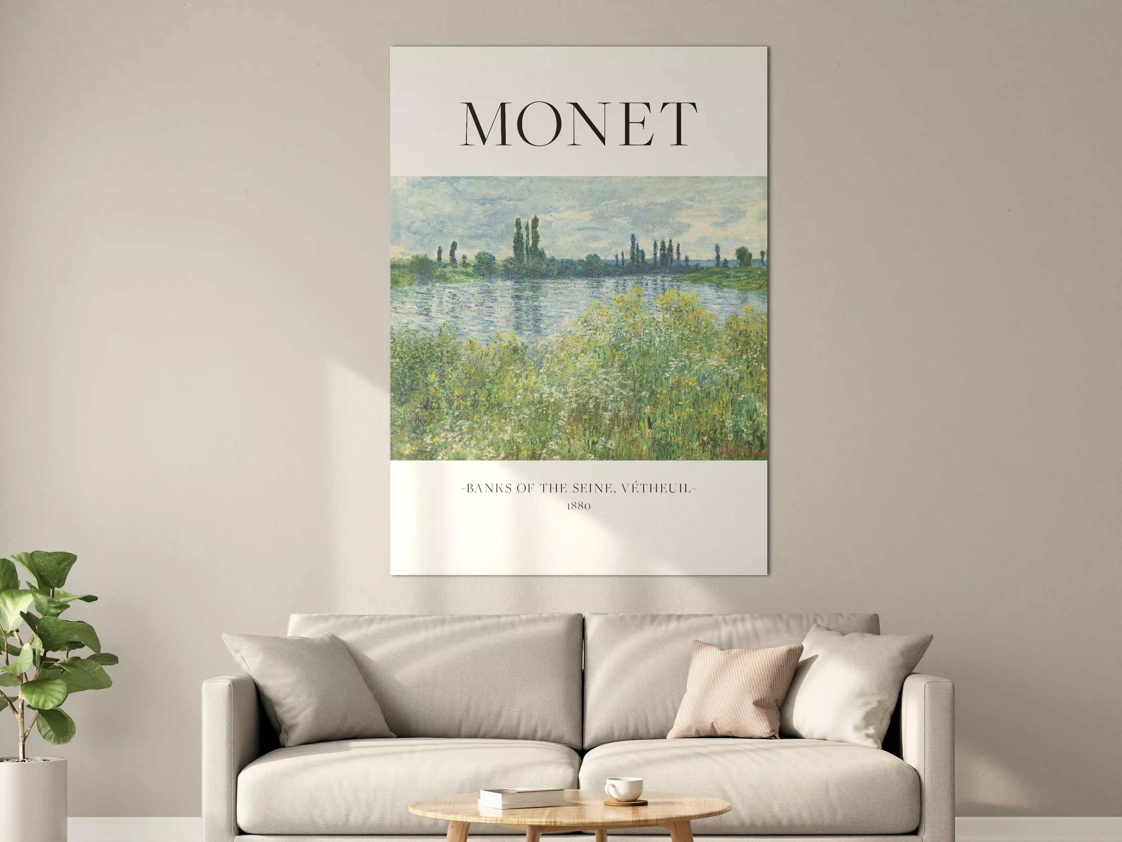 Große Wandbilder - Monet Landschaft Gemälde