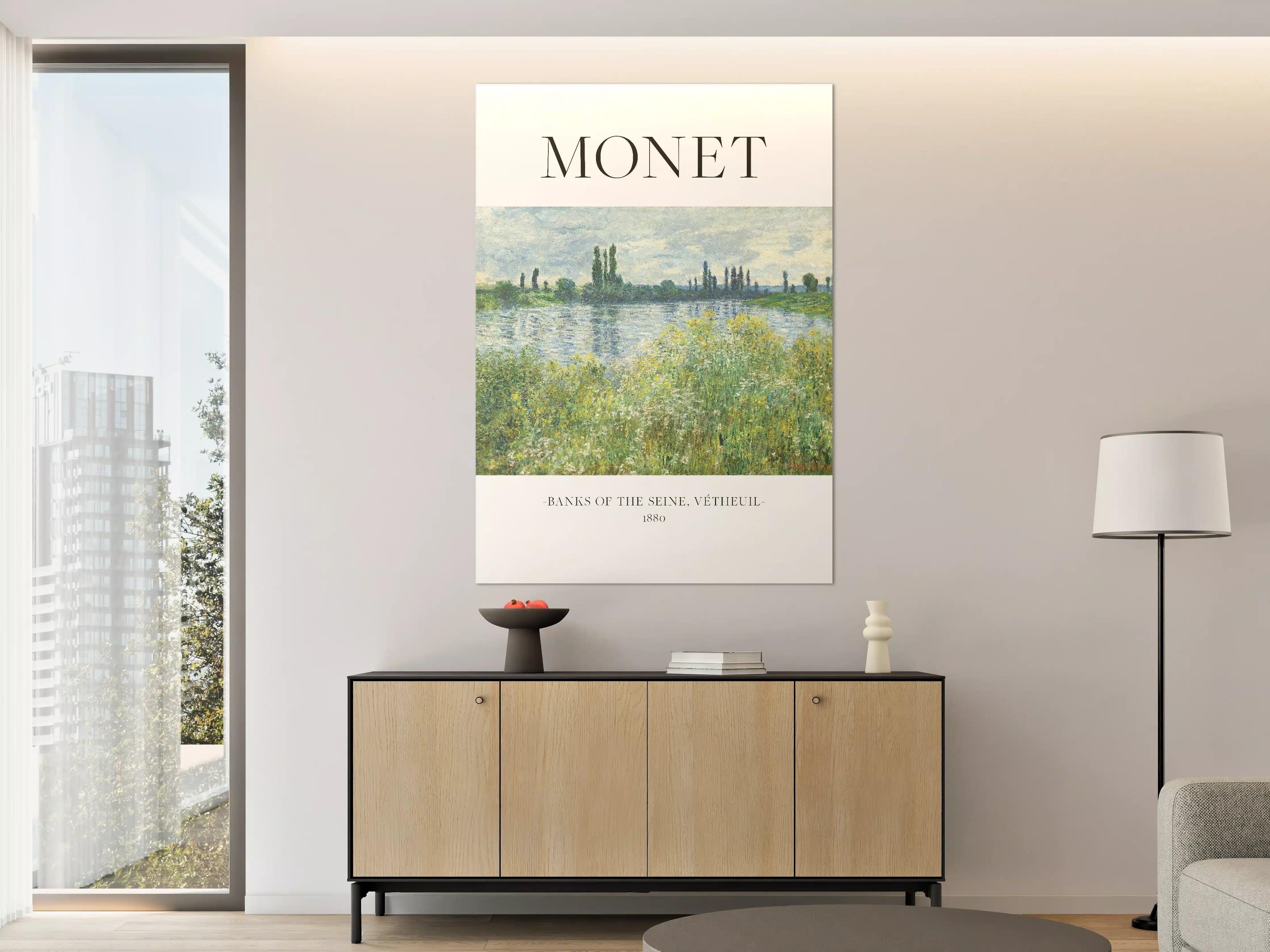 Große Wandbilder - Monet Landschaft Gemälde