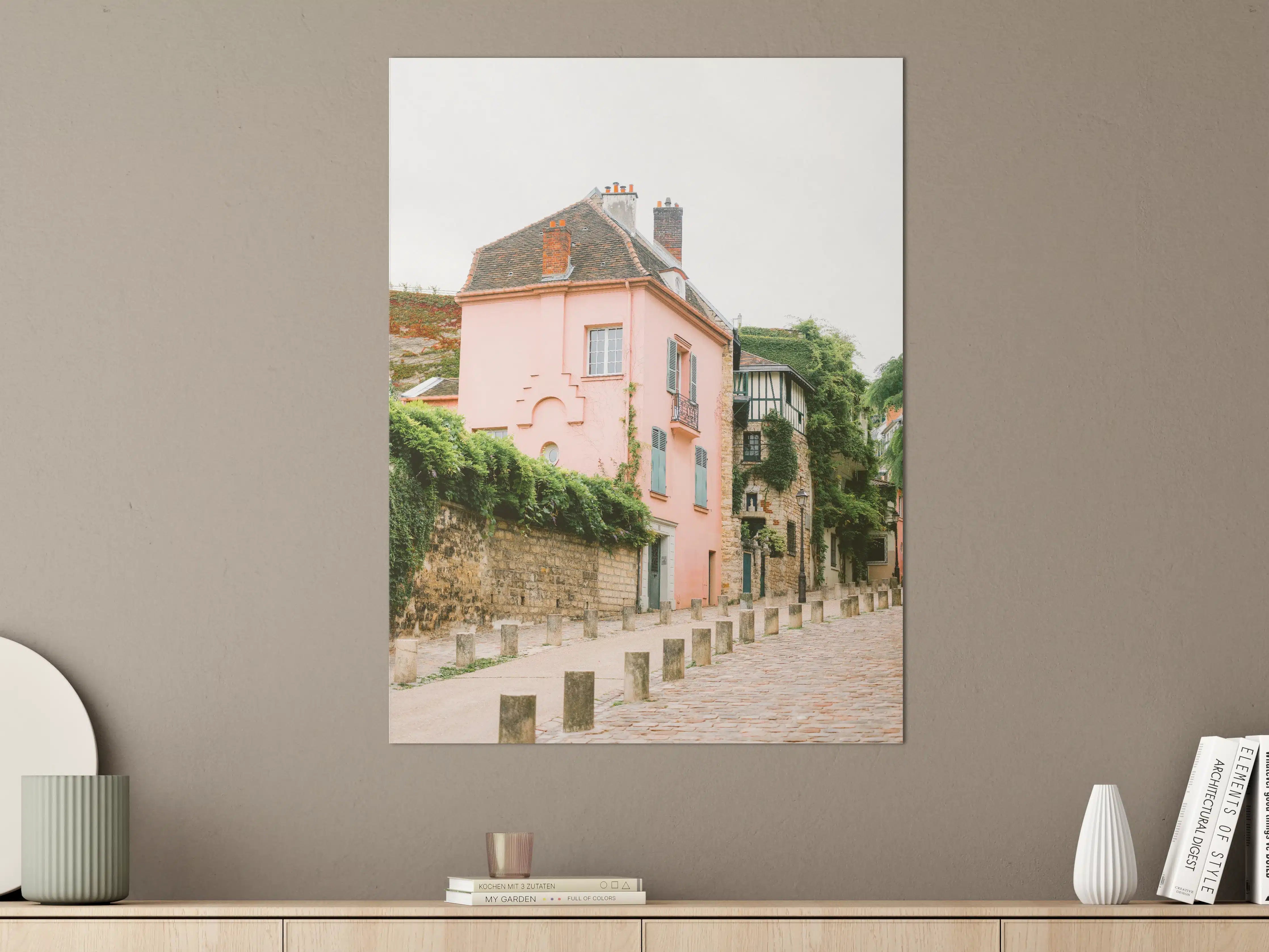 Große Wandbilder - Montmartre Rosa Haus Fotografie