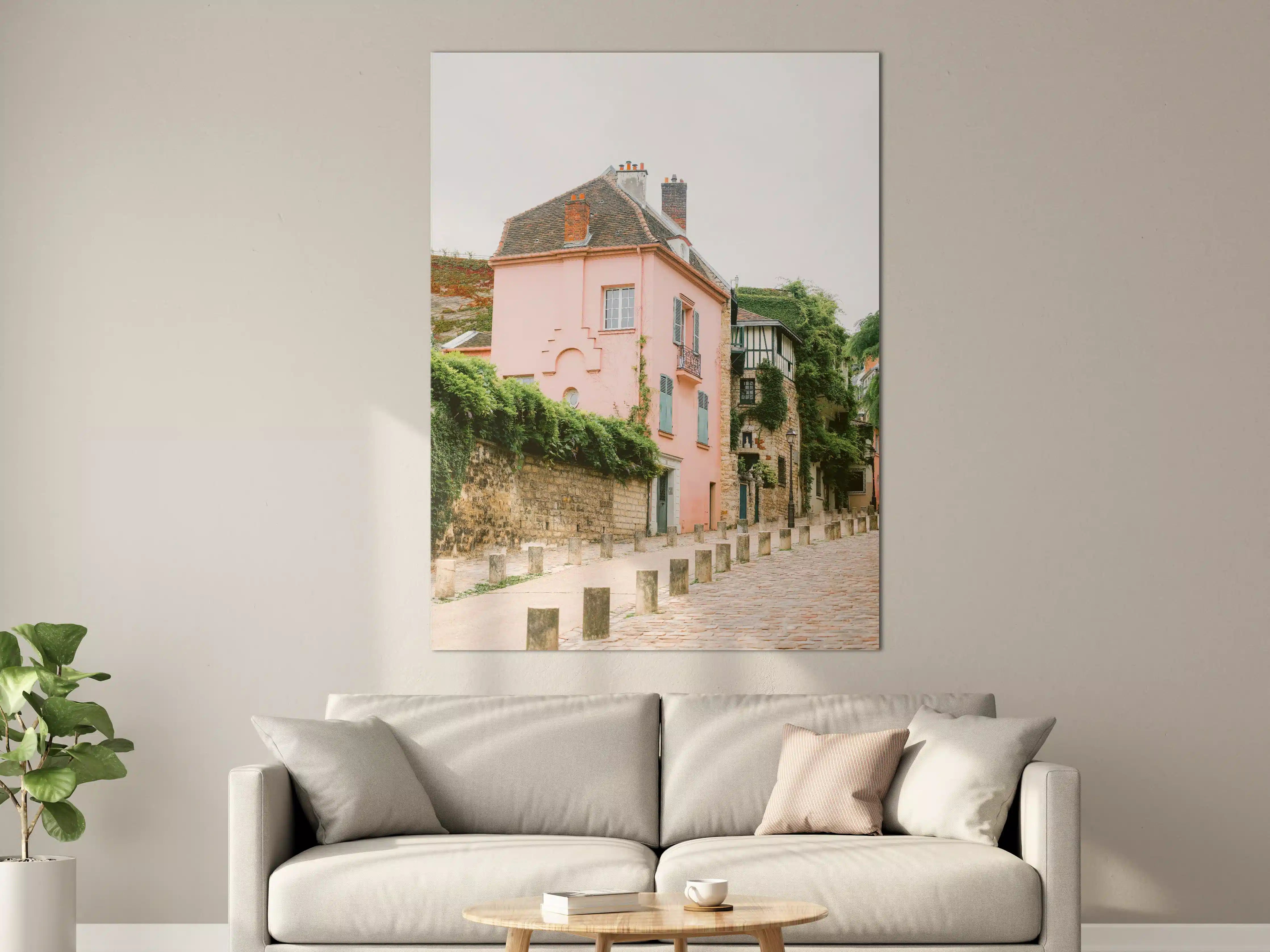 Große Wandbilder - Montmartre Rosa Haus Fotografie