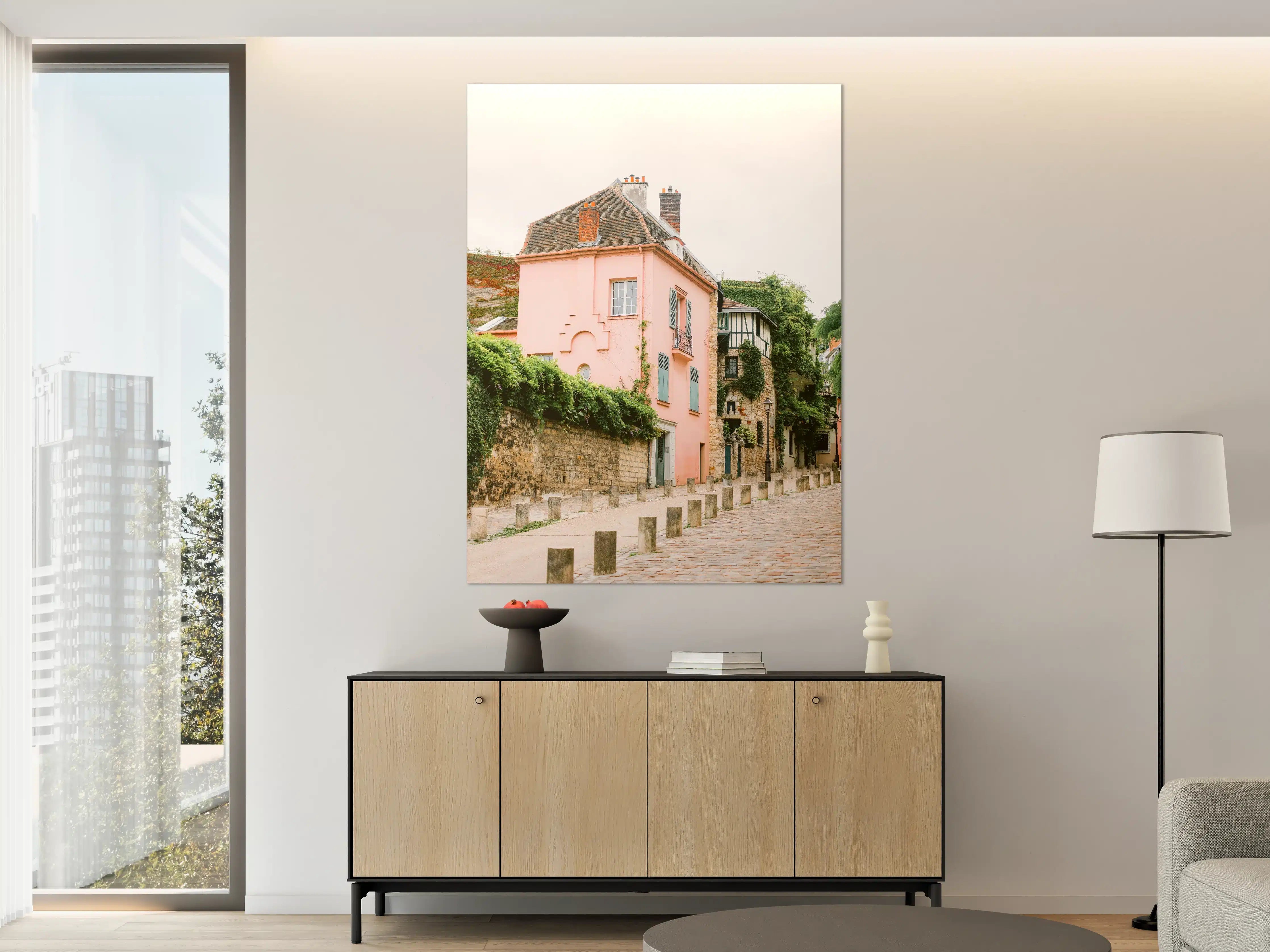 Große Wandbilder - Montmartre Rosa Haus Fotografie