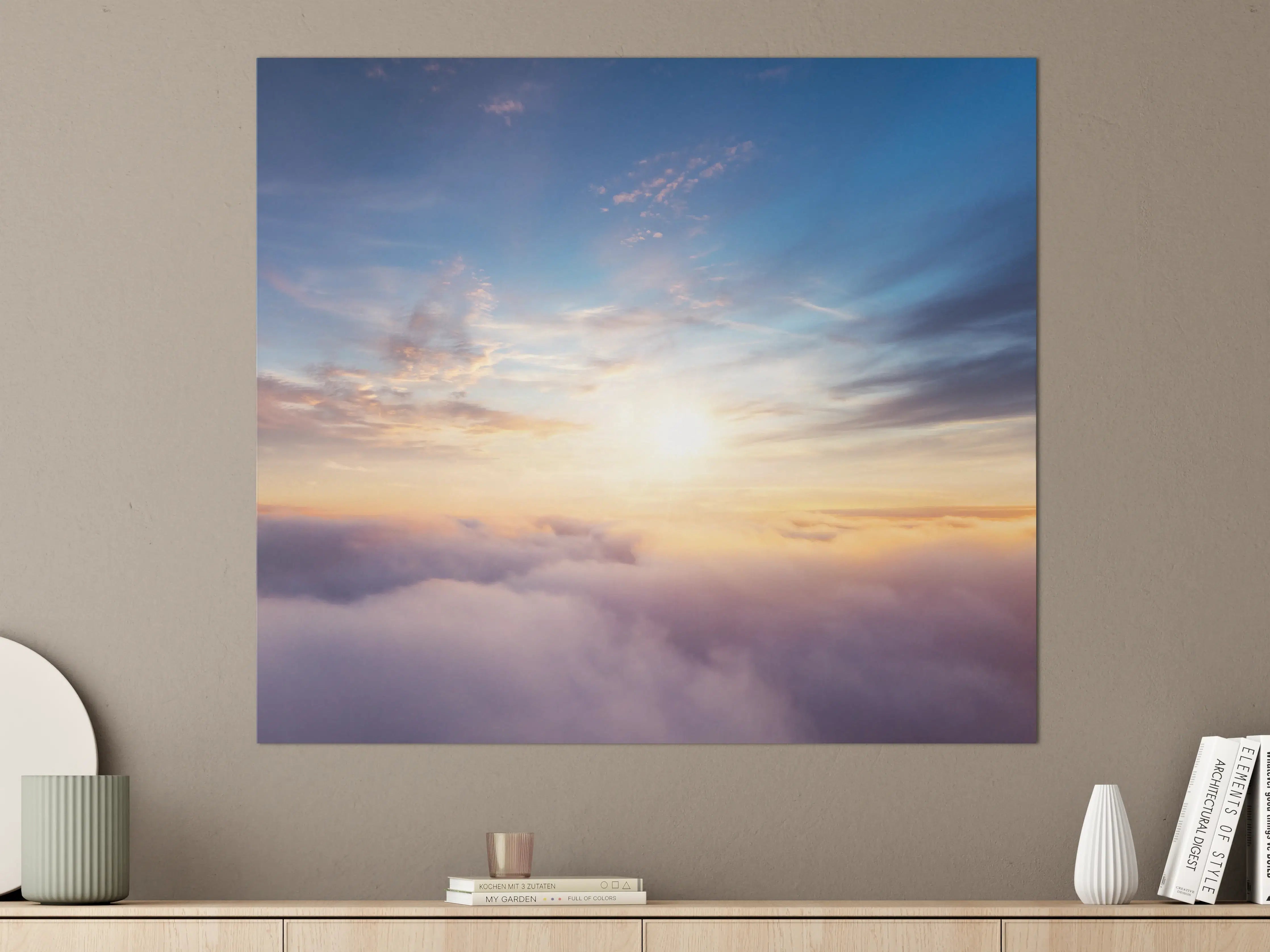 Große Wandbilder - Morgendämmerung Wolken Himmel