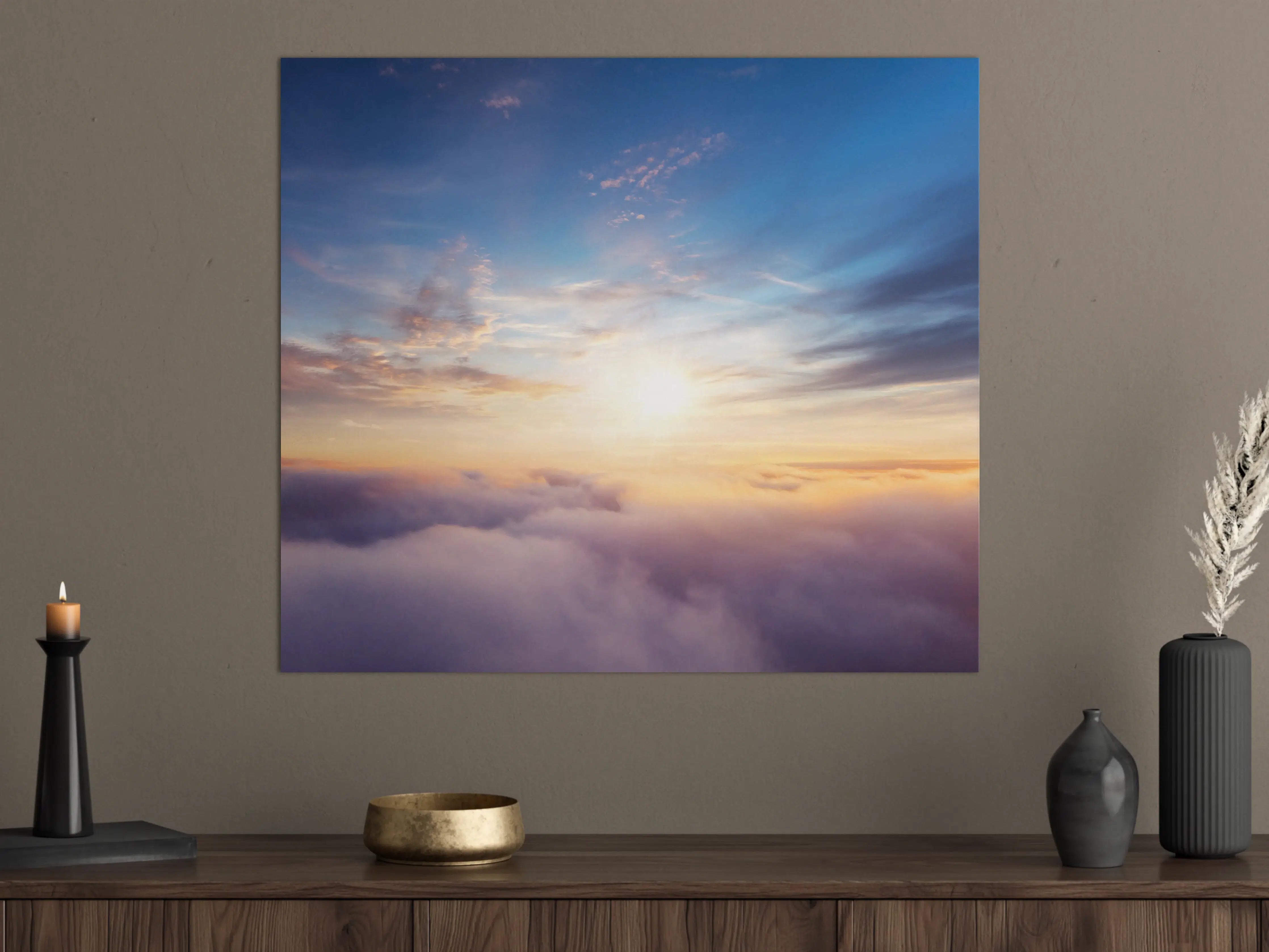 Große Wandbilder - Morgendämmerung Wolken Himmel
