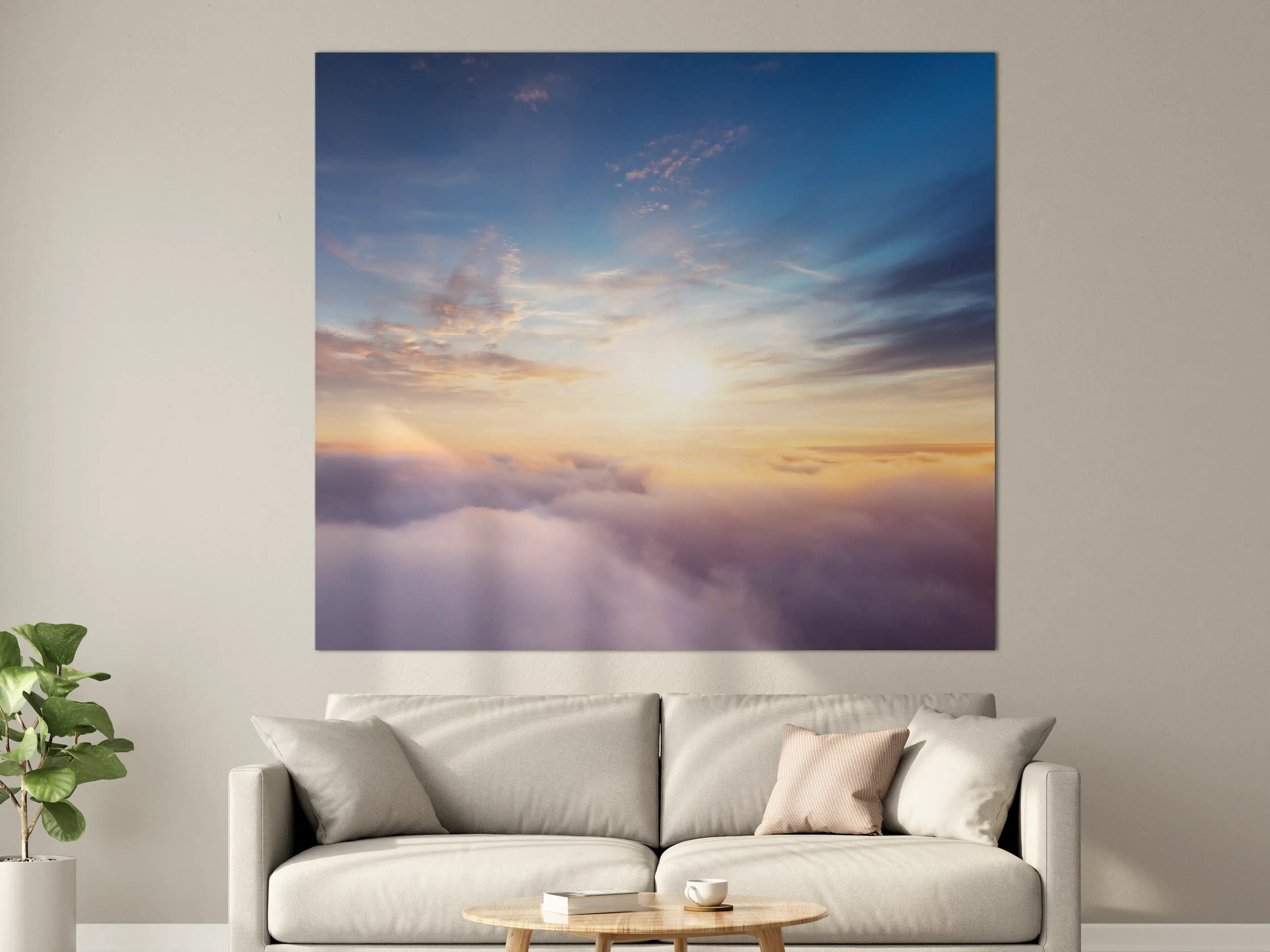 Große Wandbilder - Morgendämmerung Wolken Himmel