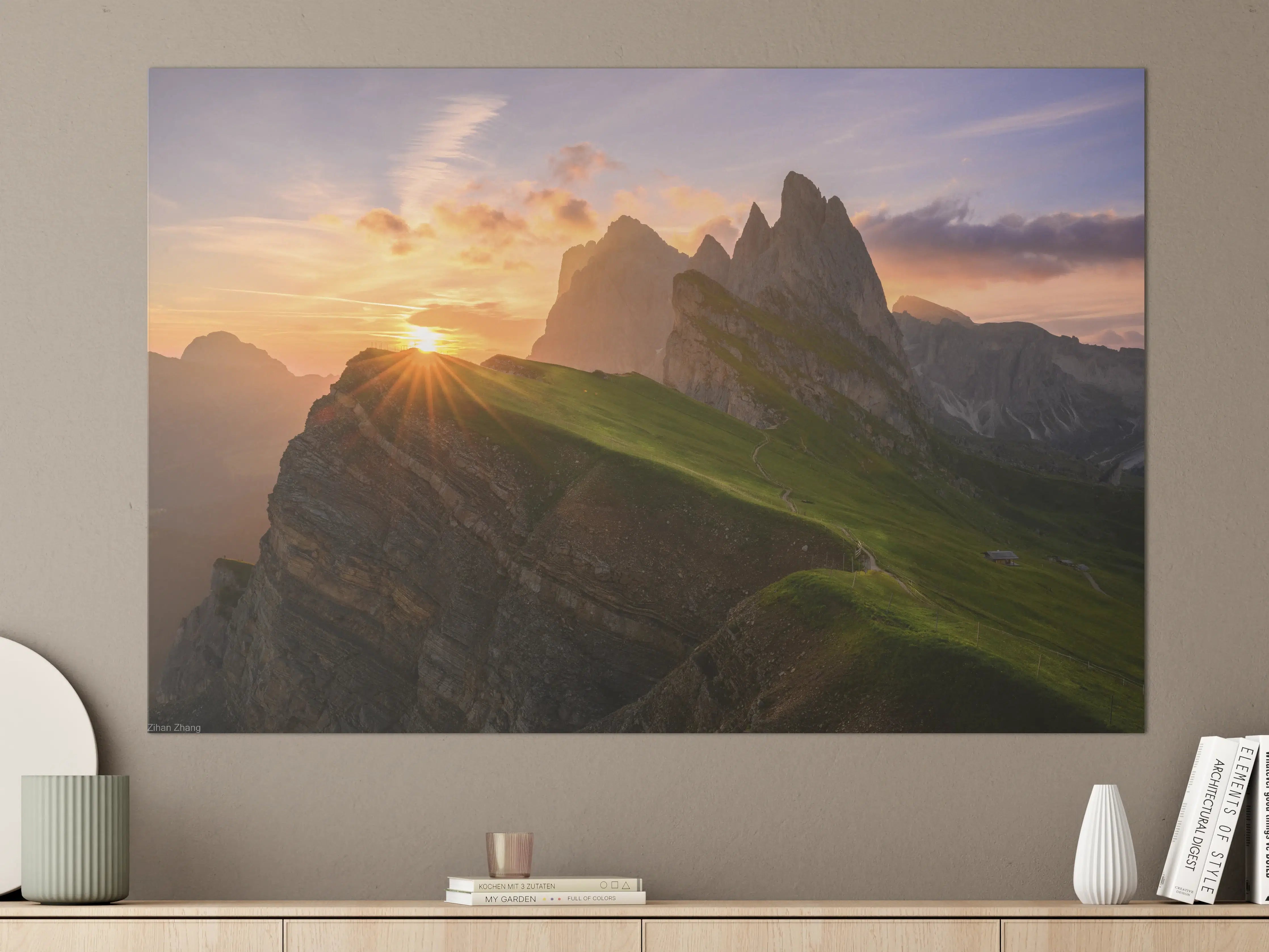 Große Wandbilder - Morgenlicht im Nebelmeer