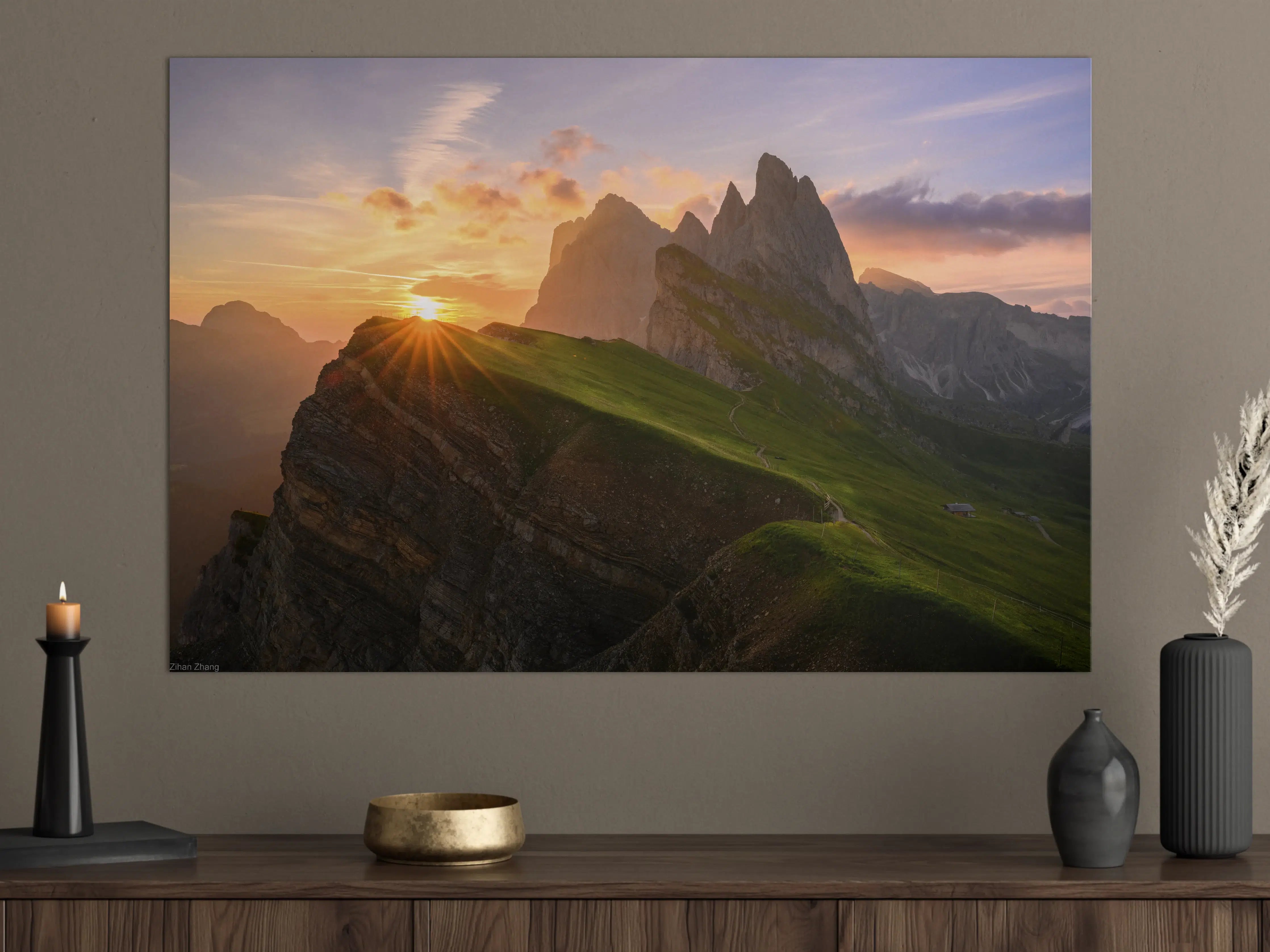 Große Wandbilder - Morgenlicht im Nebelmeer