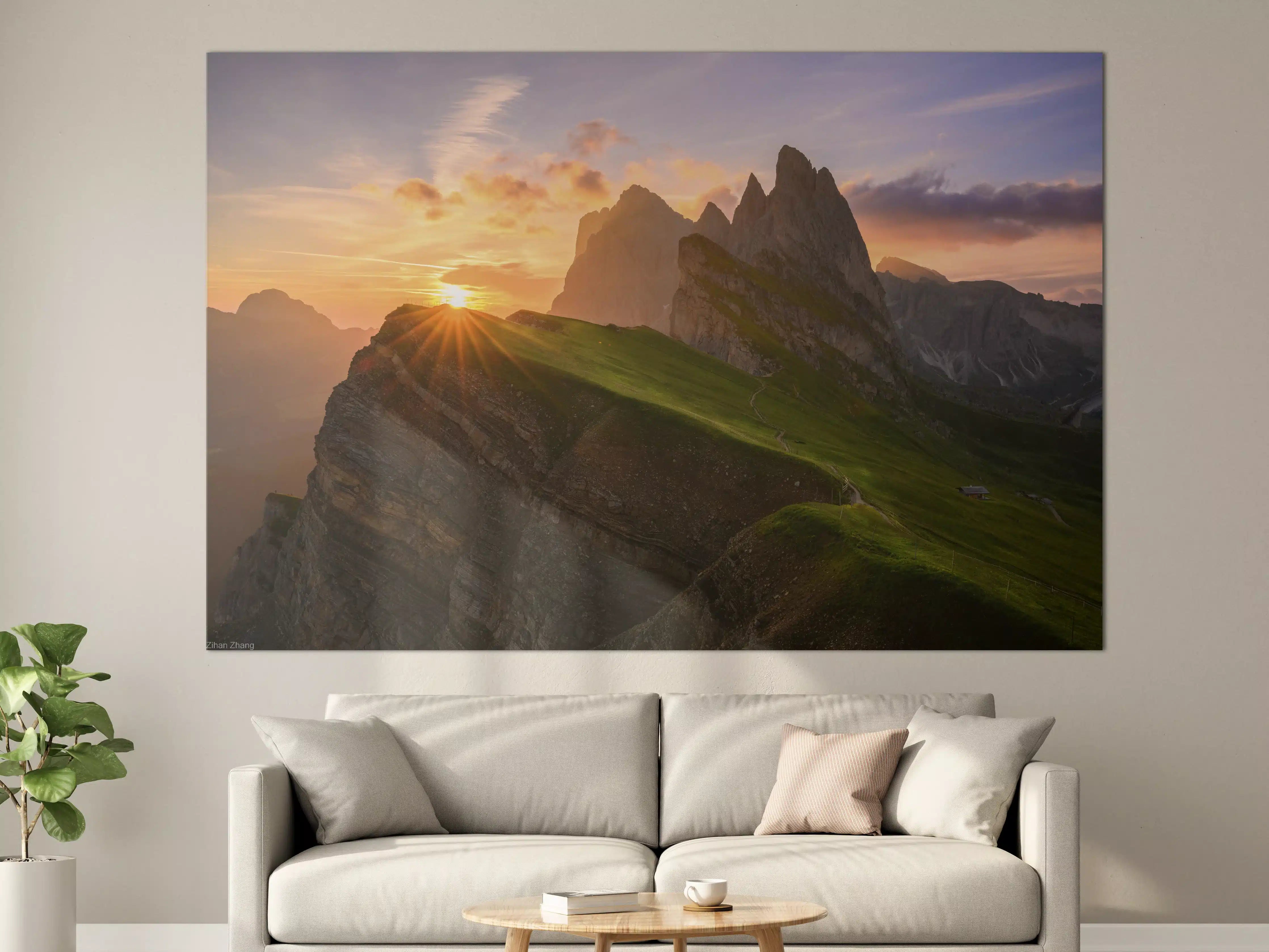 Große Wandbilder - Morgenlicht im Nebelmeer