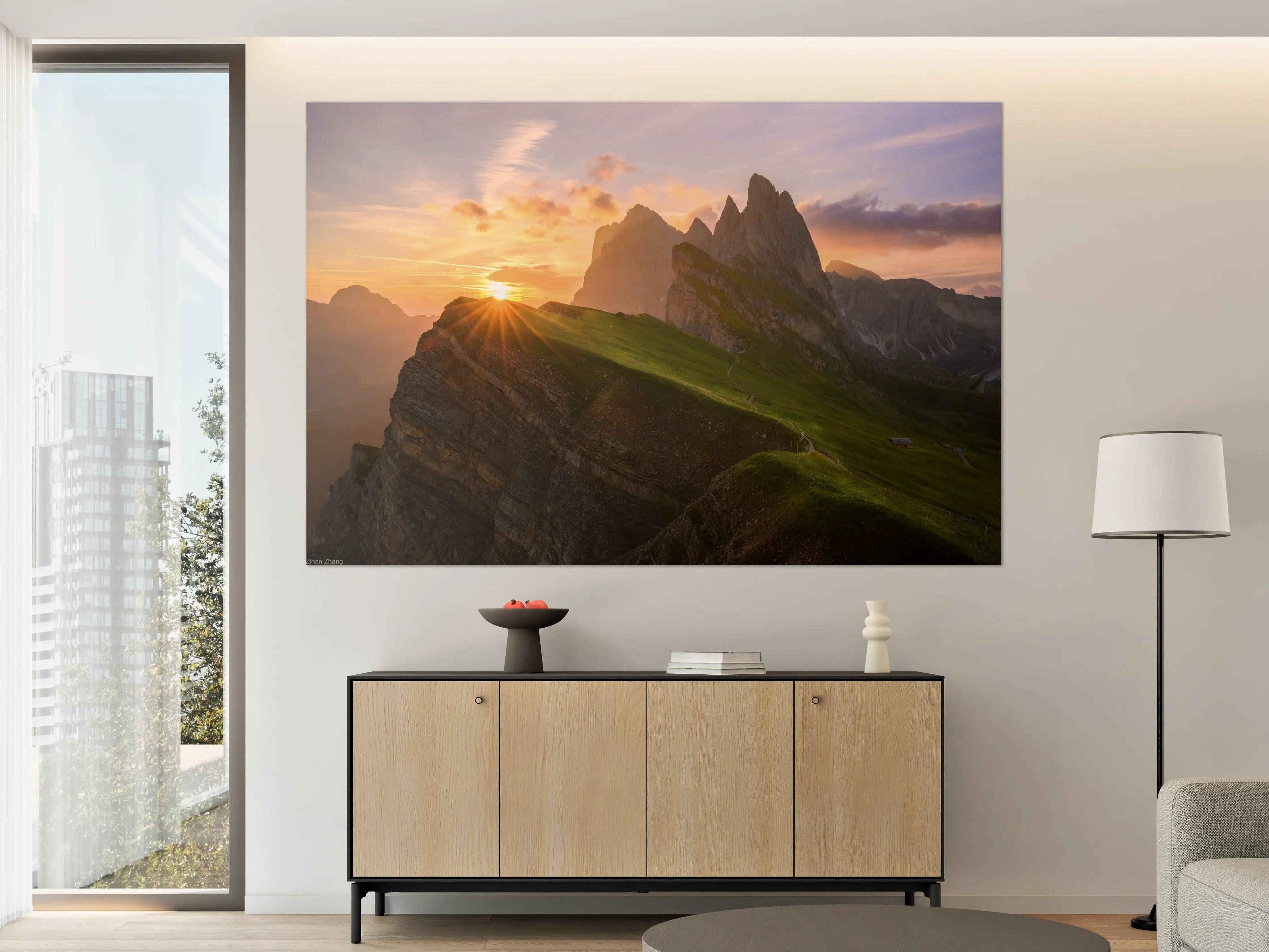 Große Wandbilder - Morgenlicht im Nebelmeer