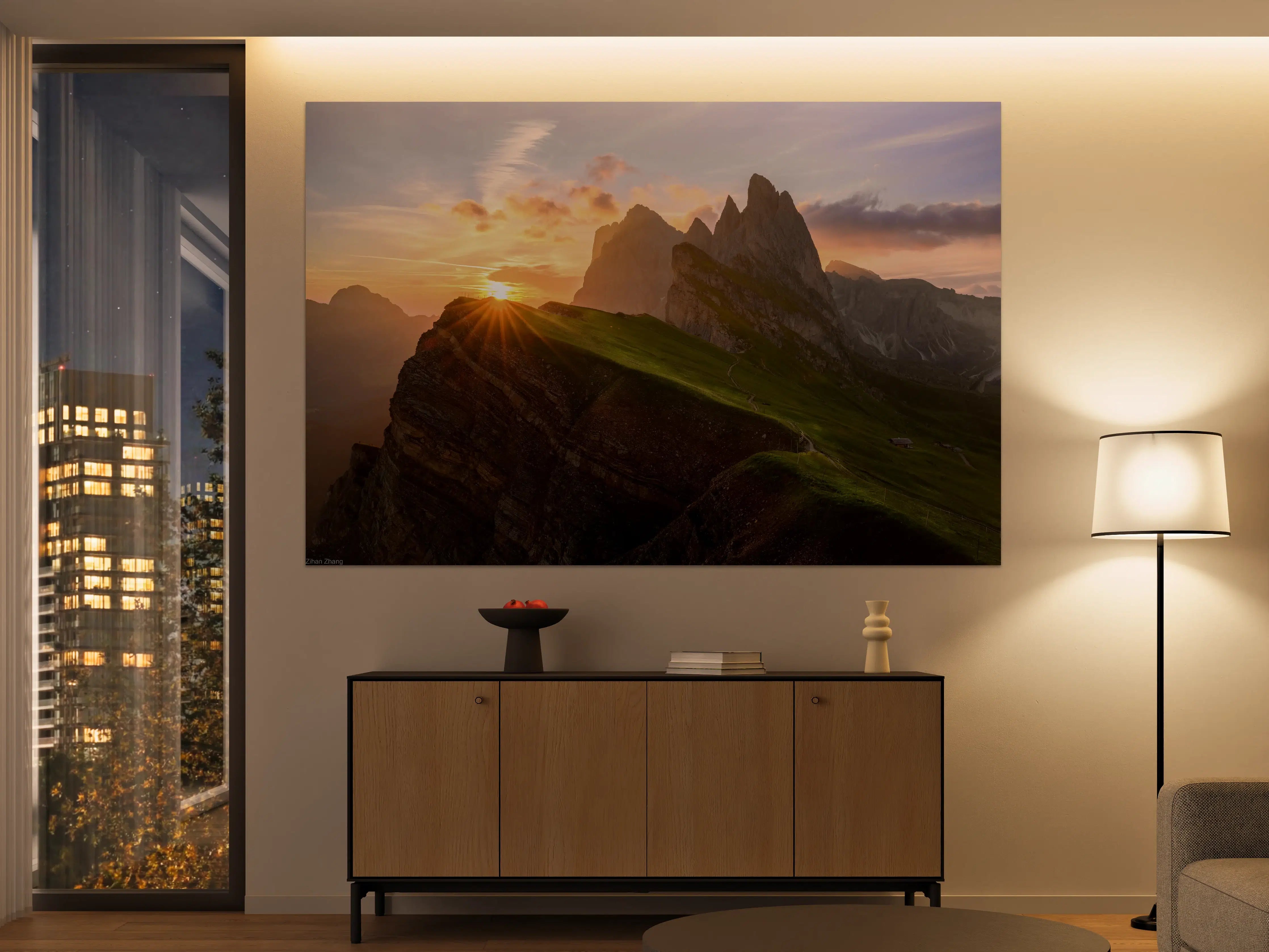 Große Wandbilder - Morgenlicht im Nebelmeer