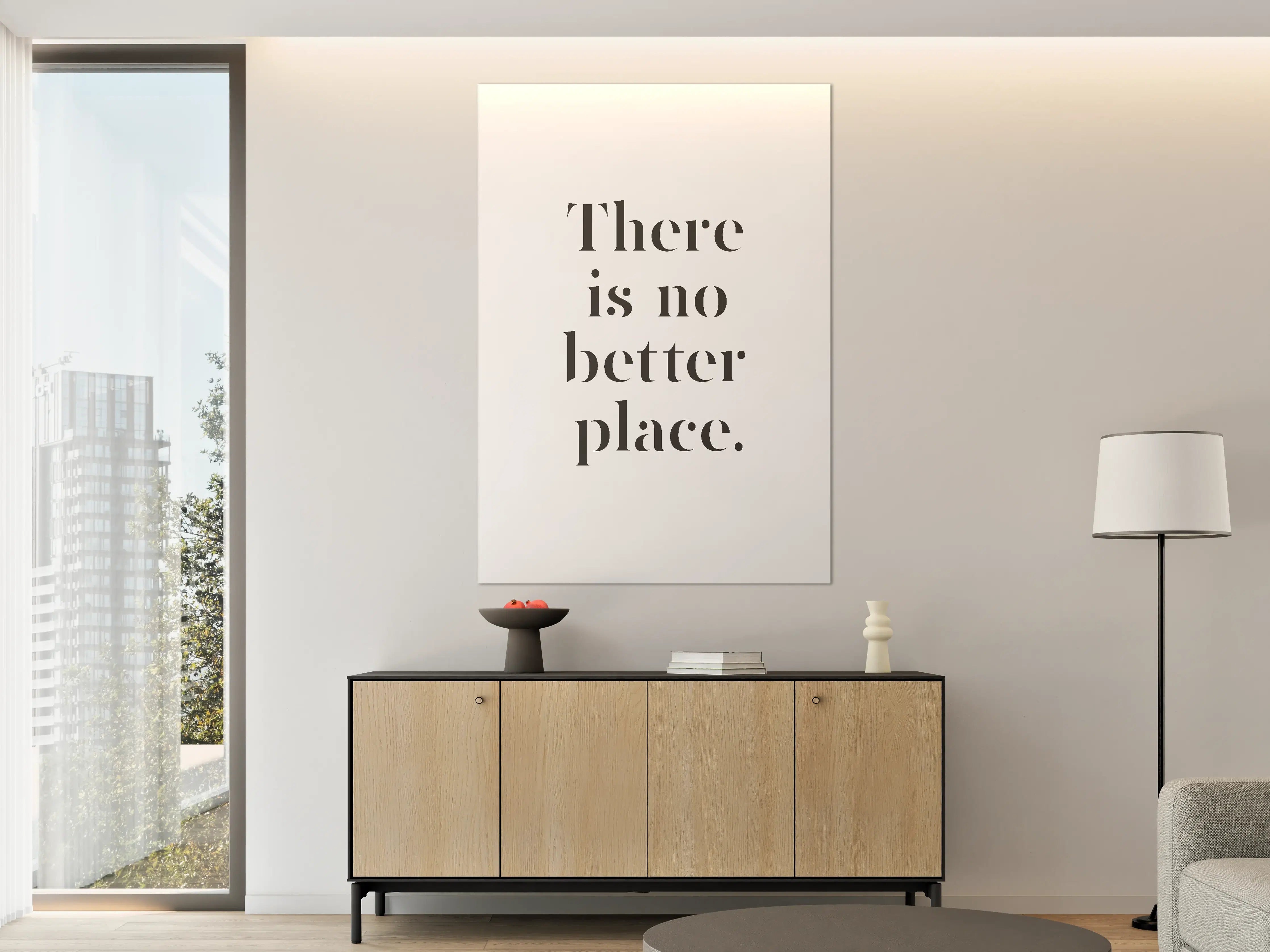 Große Wandbilder - Motivationsposter 'No Better Place'