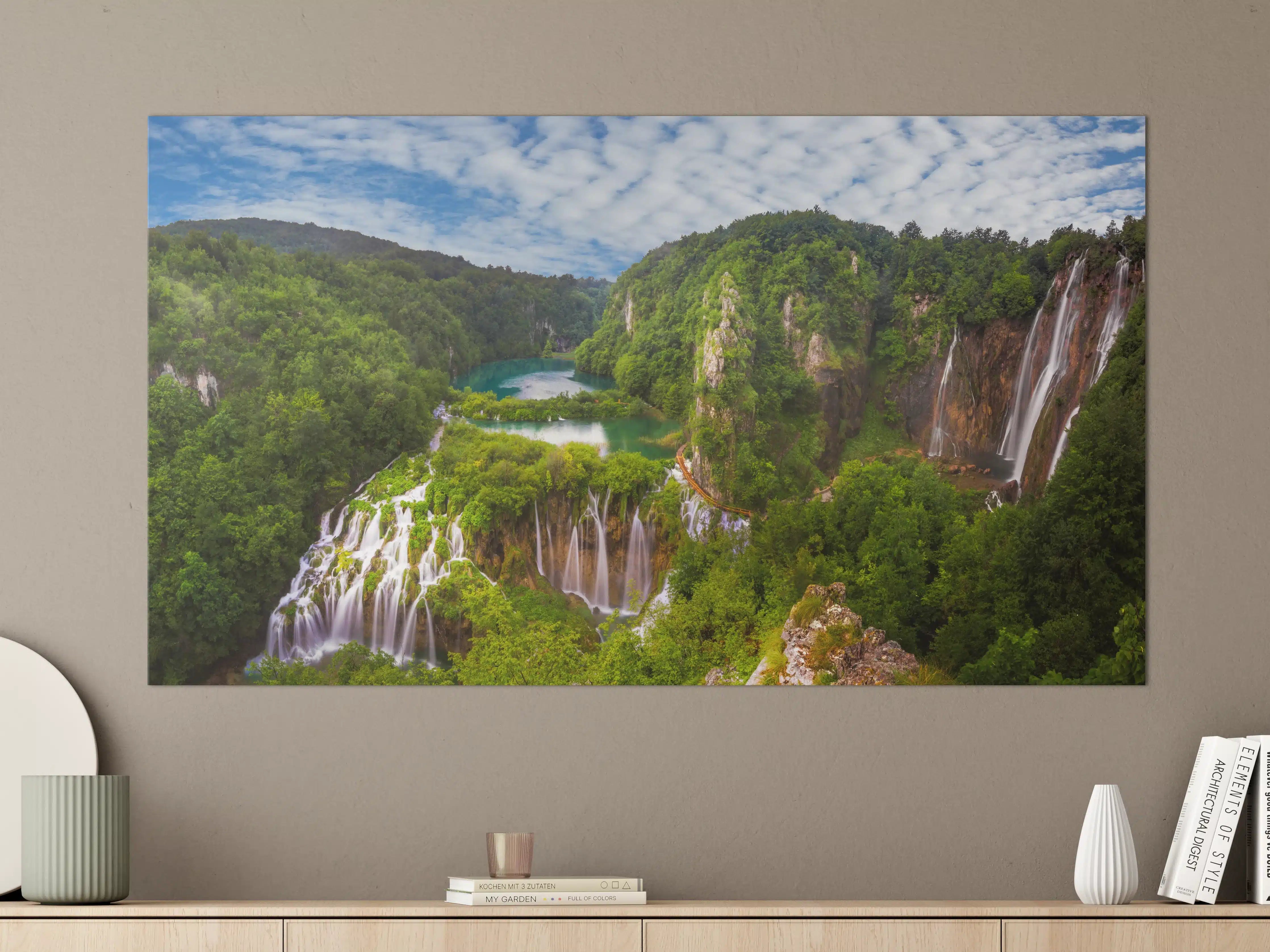 Große Wandbilder - Multi-Wasserfall - Landschaft