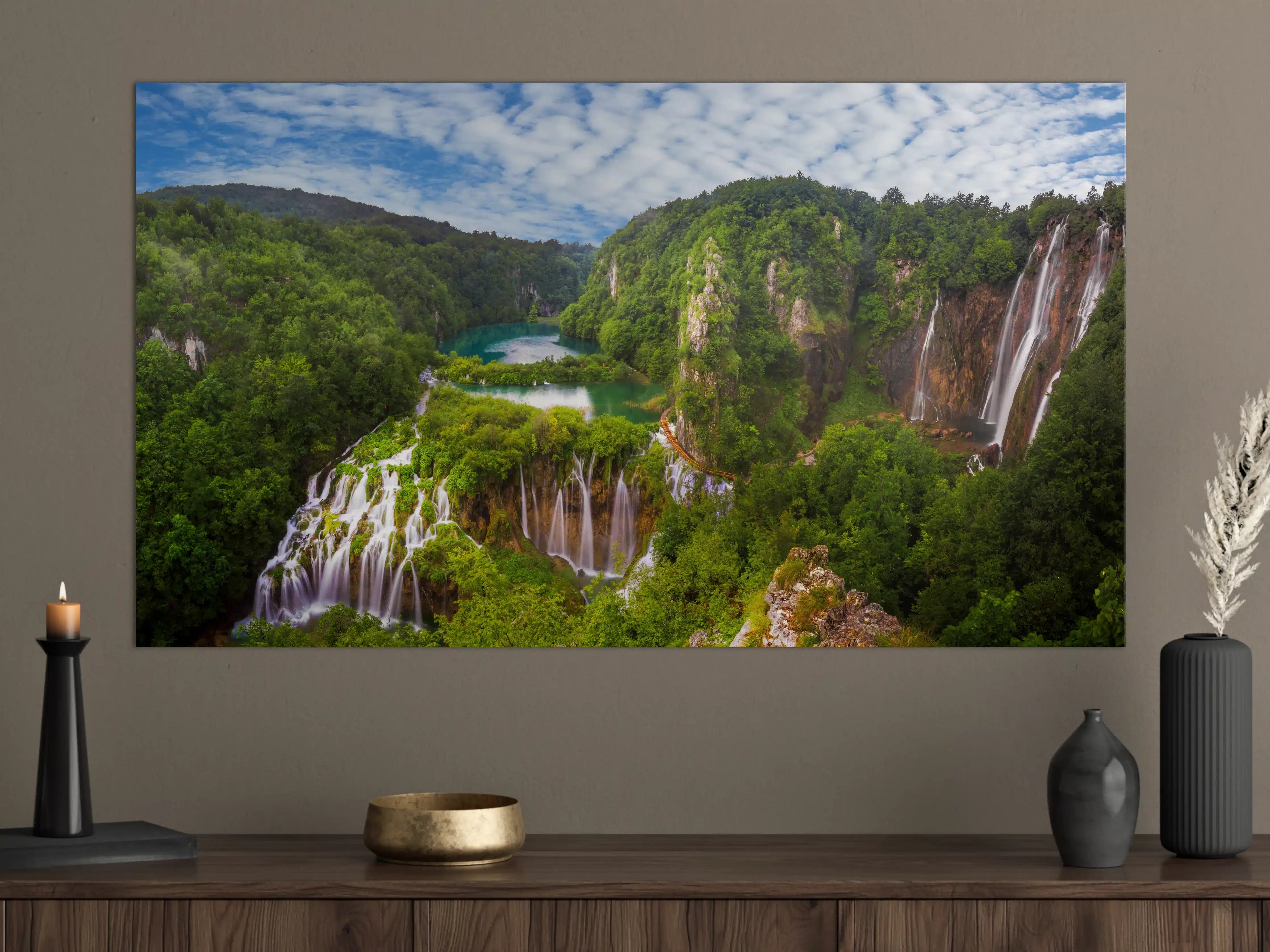 Große Wandbilder - Multi-Wasserfall - Landschaft