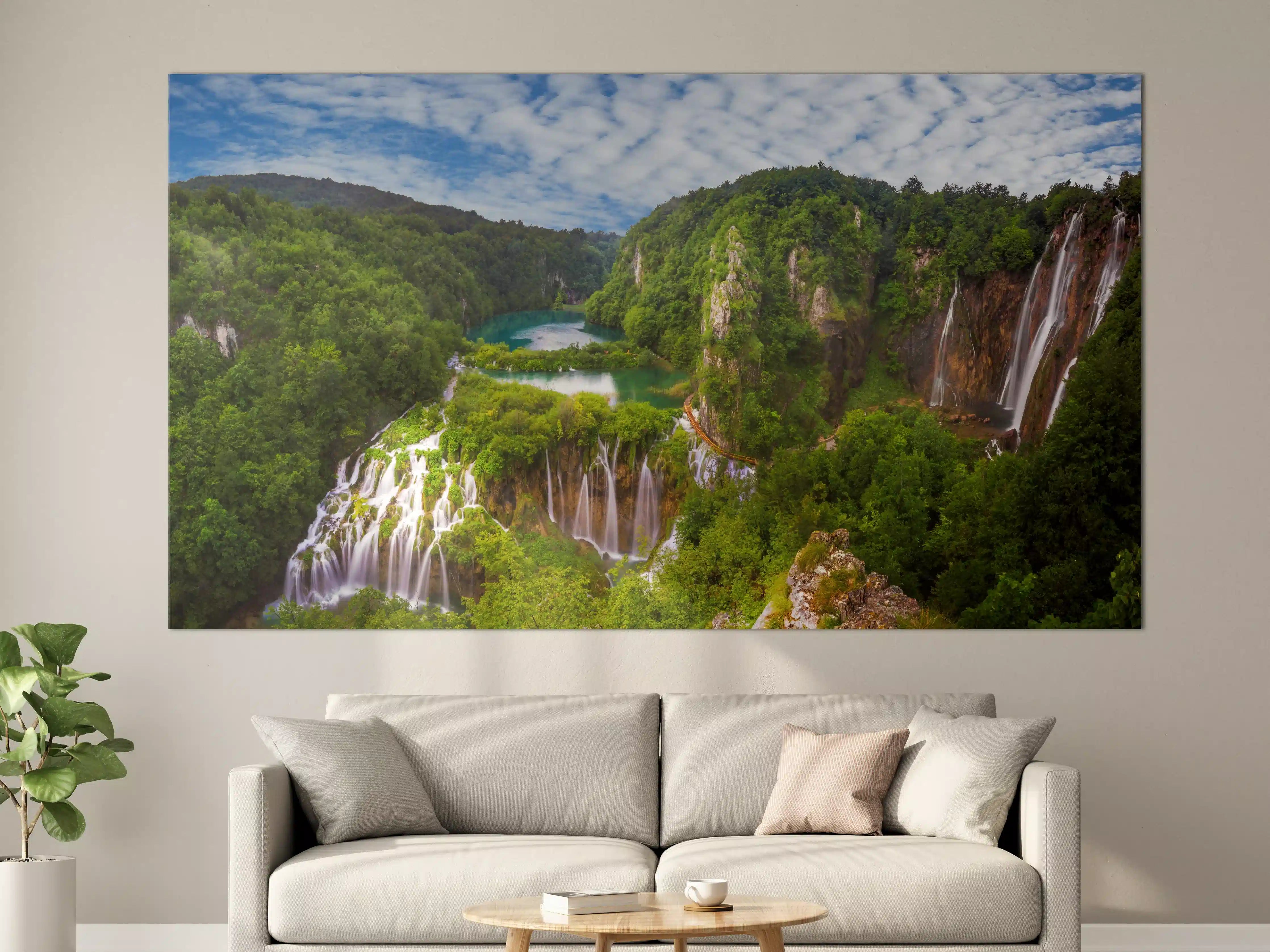 Große Wandbilder - Multi-Wasserfall - Landschaft
