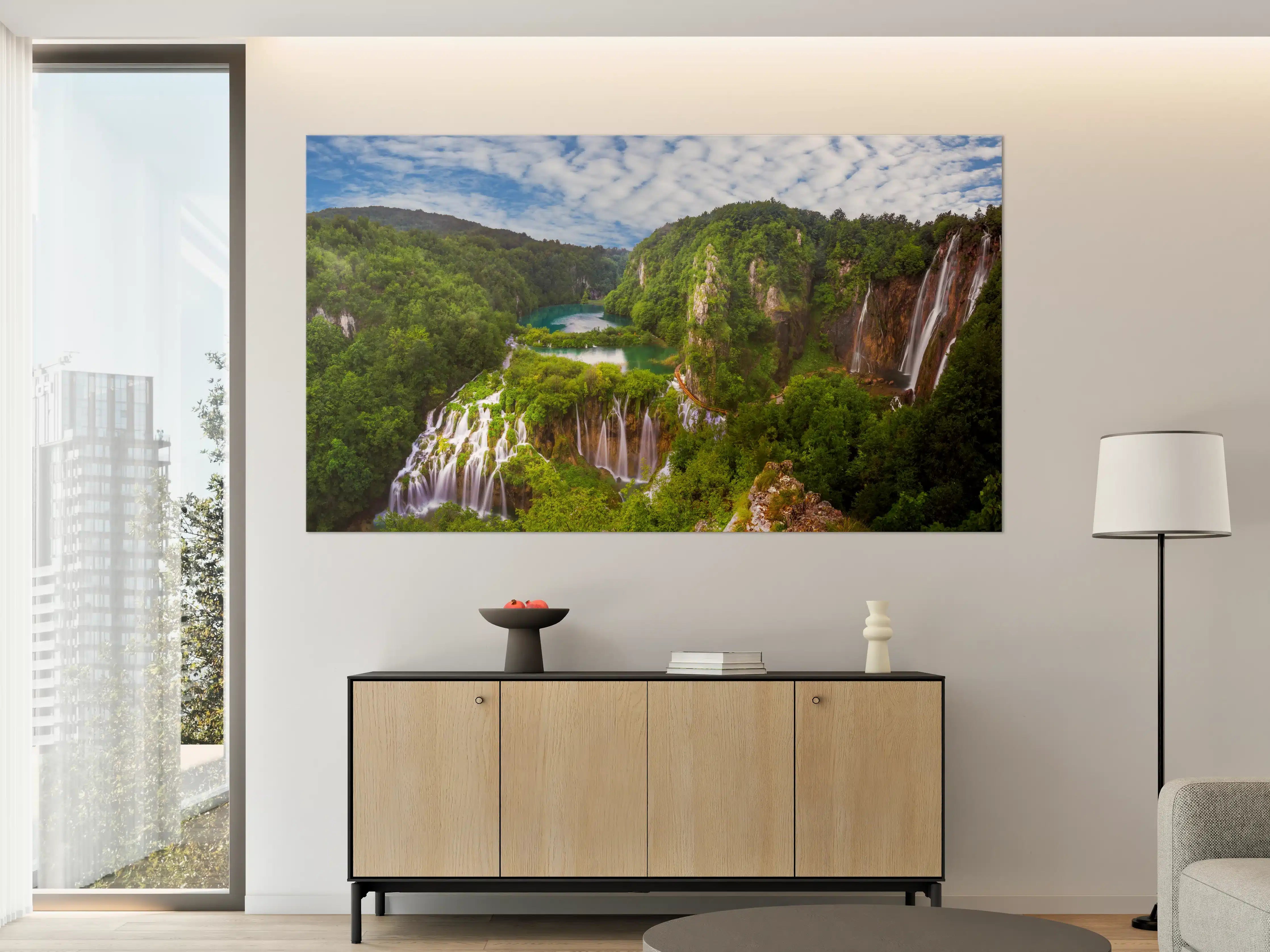 Große Wandbilder - Multi-Wasserfall - Landschaft