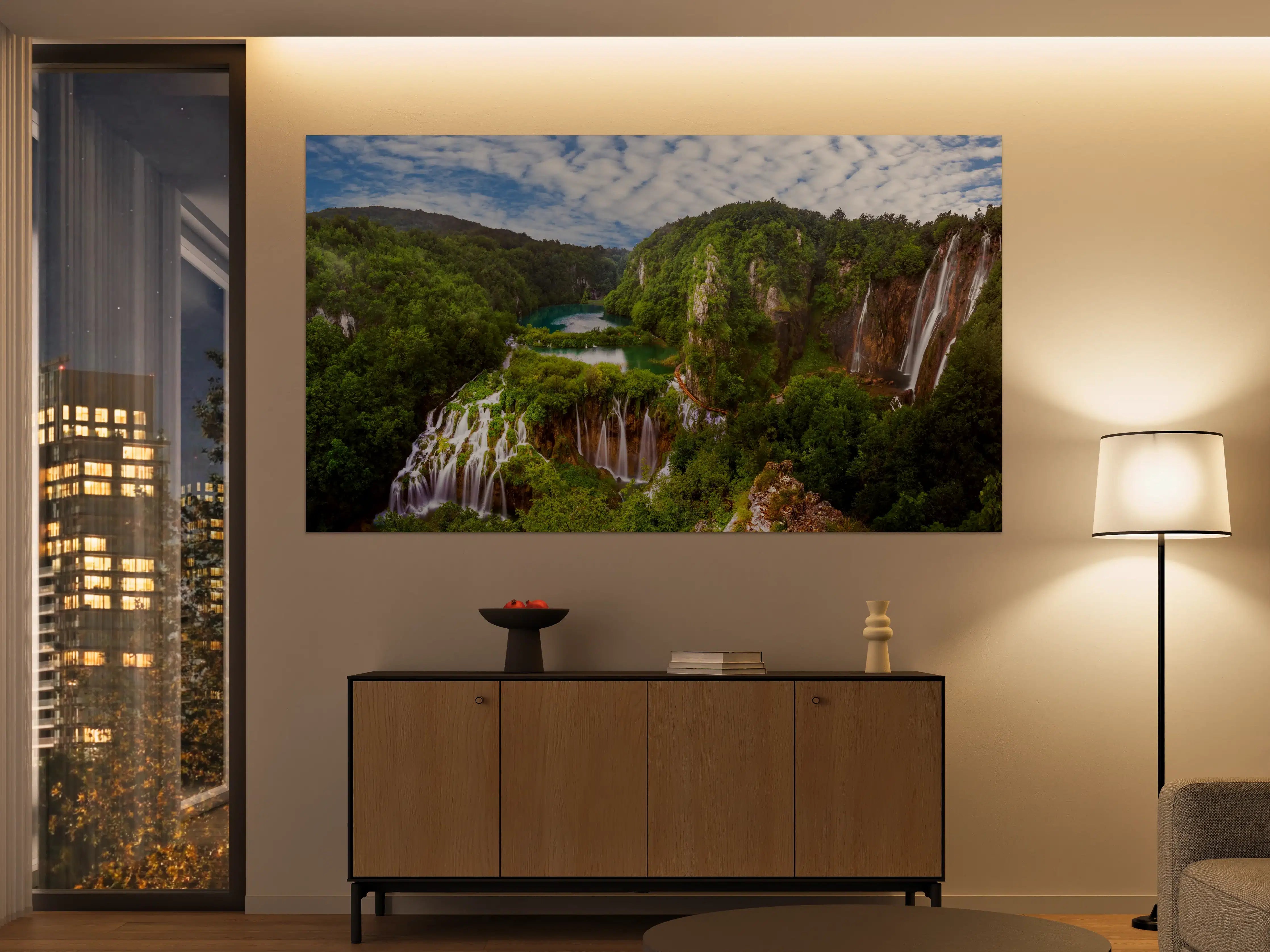Große Wandbilder - Multi-Wasserfall - Landschaft