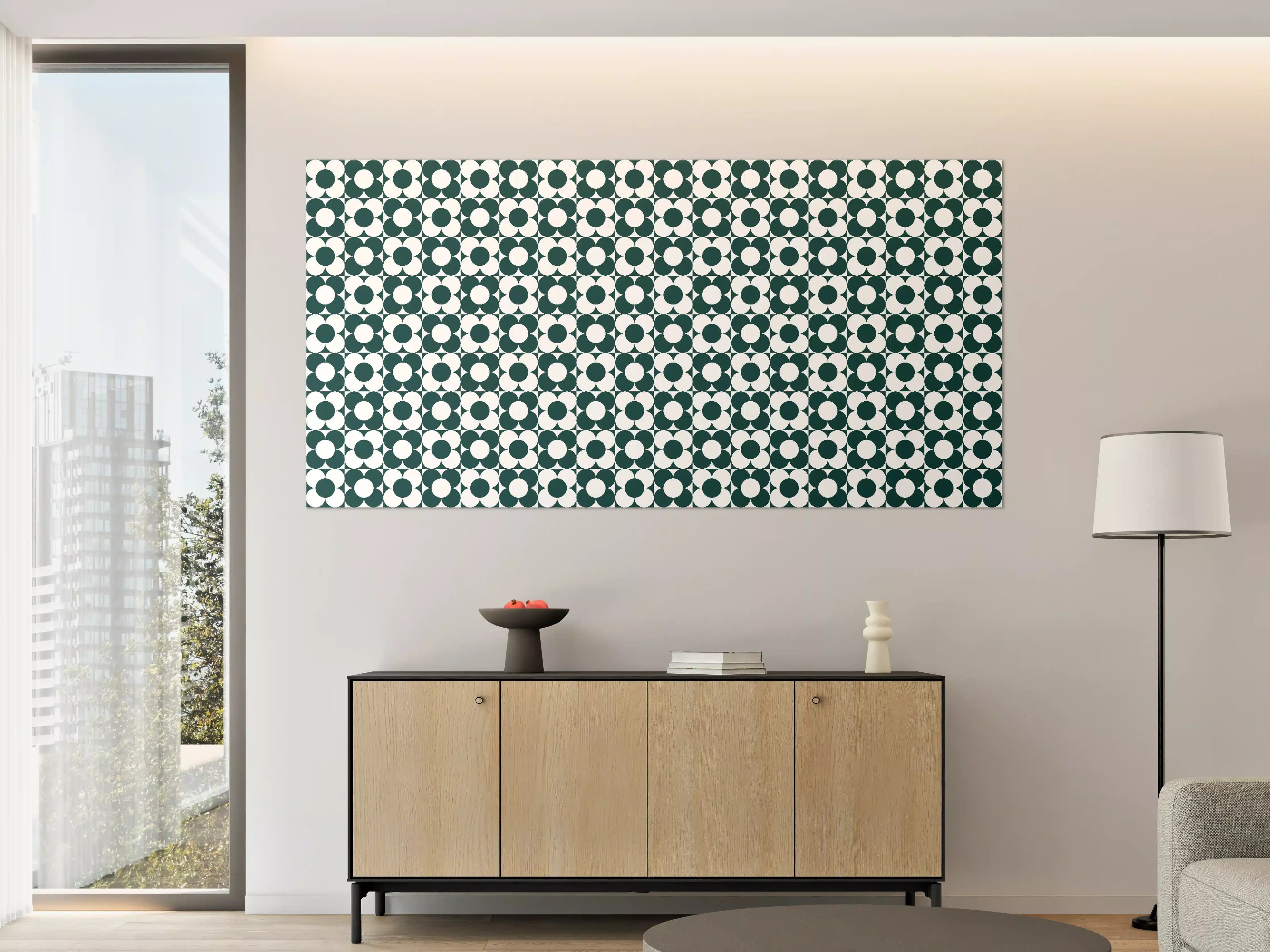 Große Wandbilder - Mustersicheres geometrisches Design