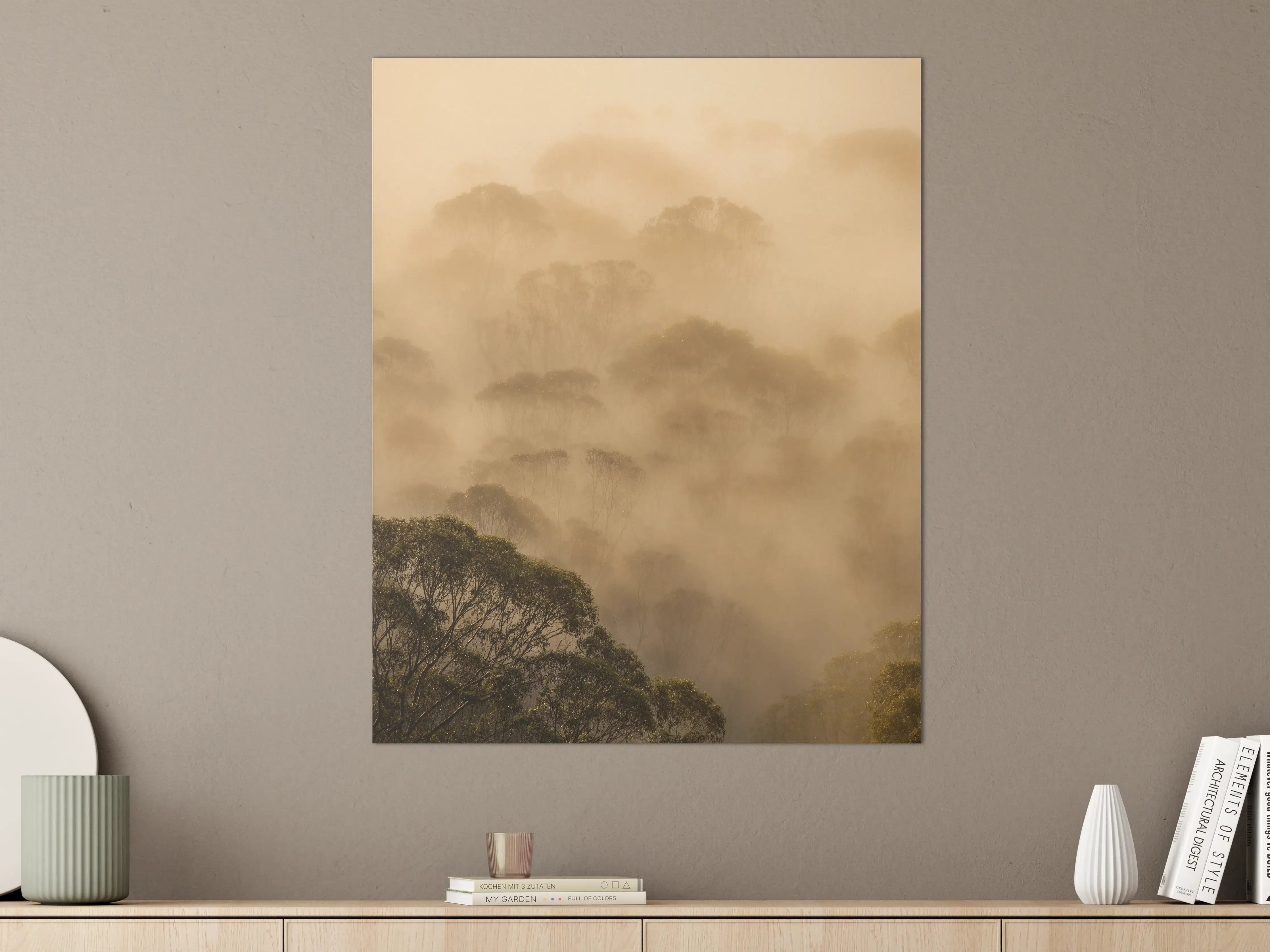 Große Wandbilder - Mystischer Nebel im Dschungel