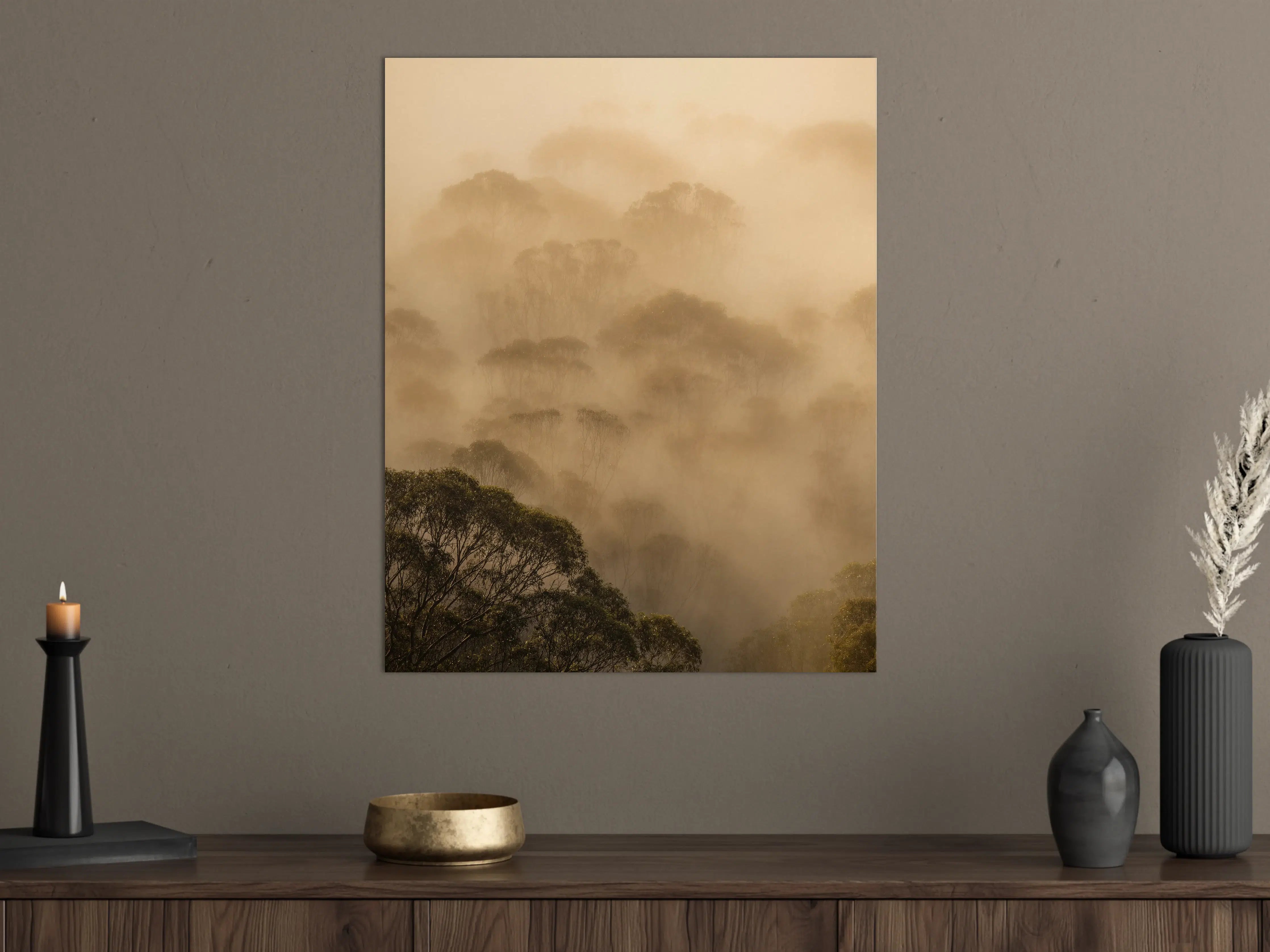 Große Wandbilder - Mystischer Nebel im Dschungel