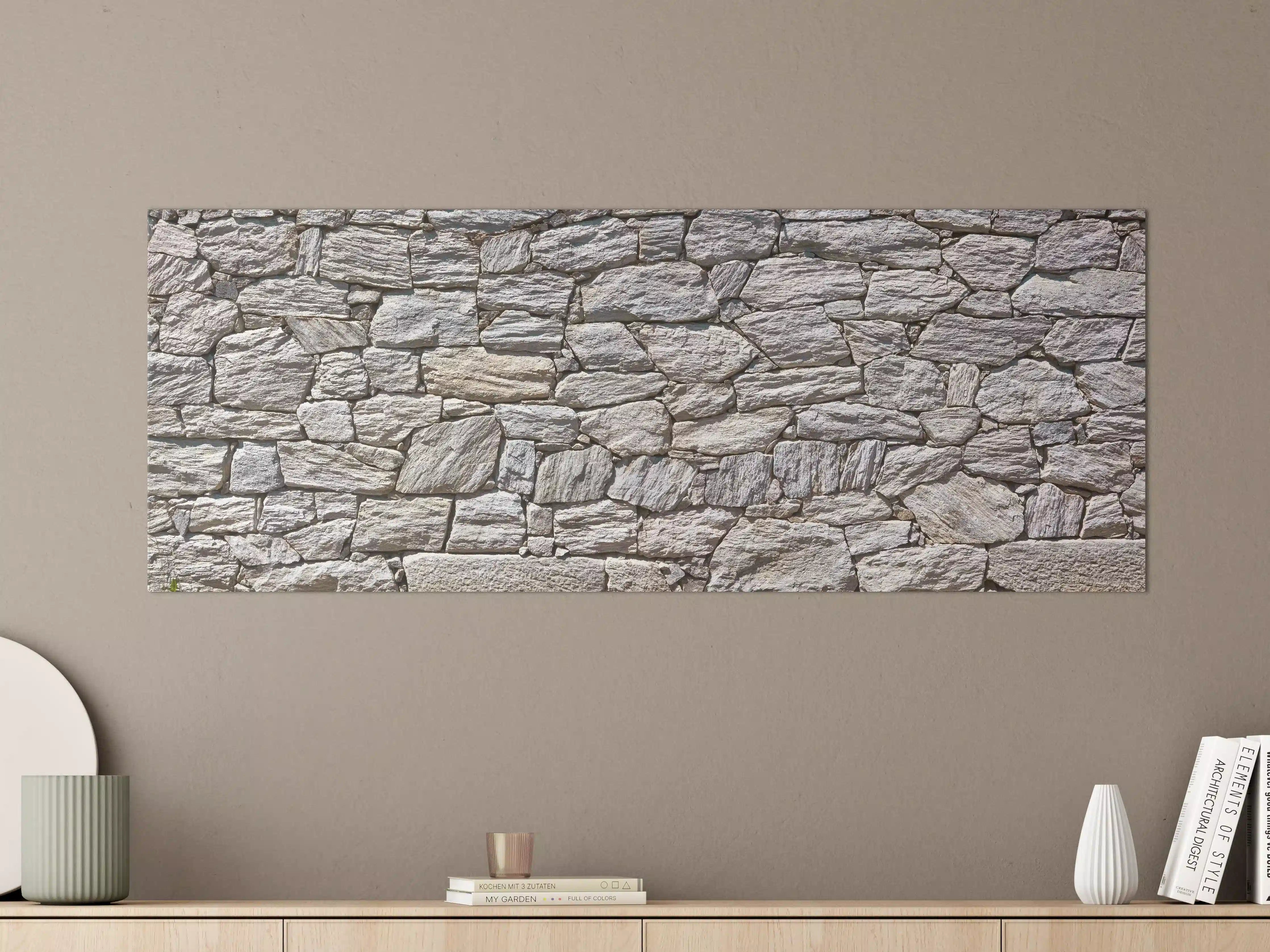 Große Wandbilder - Natürliche Steinmauer