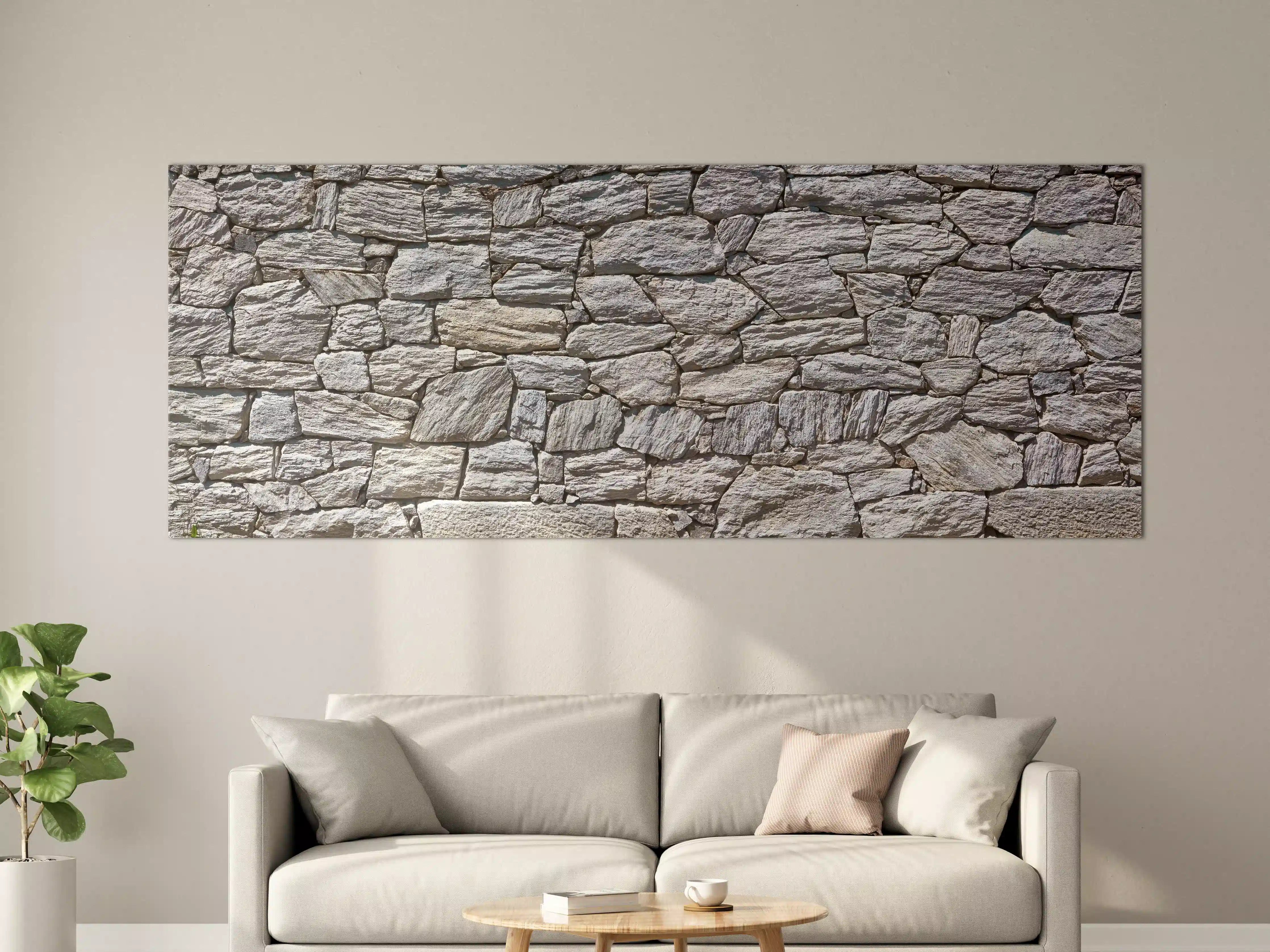 Große Wandbilder - Natürliche Steinmauer